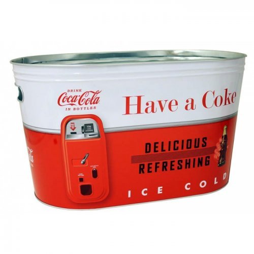 Vintage Coke Large Oval Party Tub