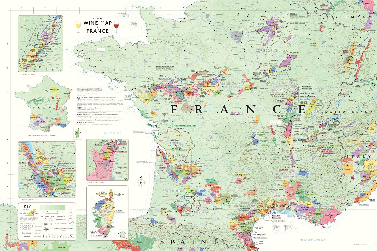 Wine Map of France