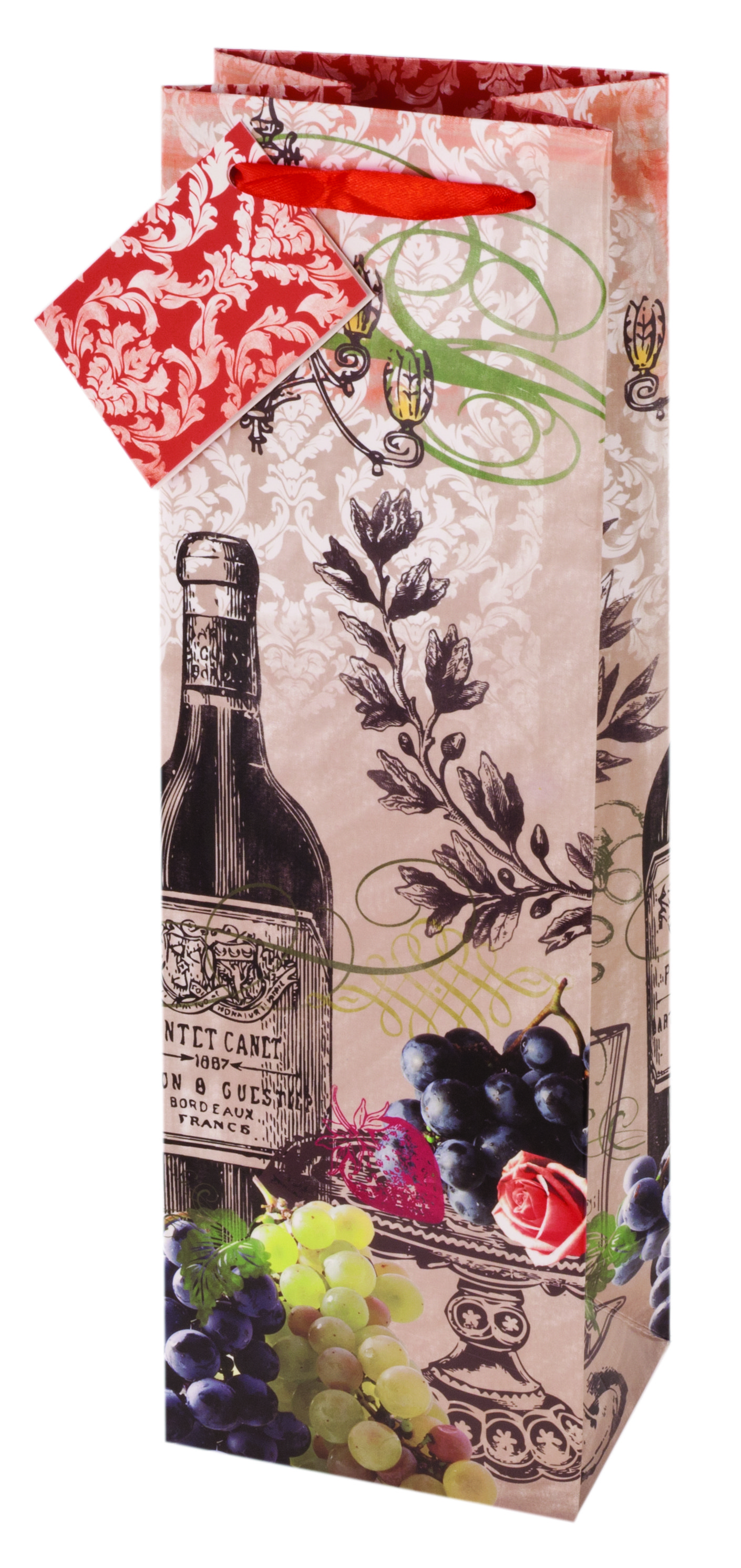 Wine Collage Wine Bag