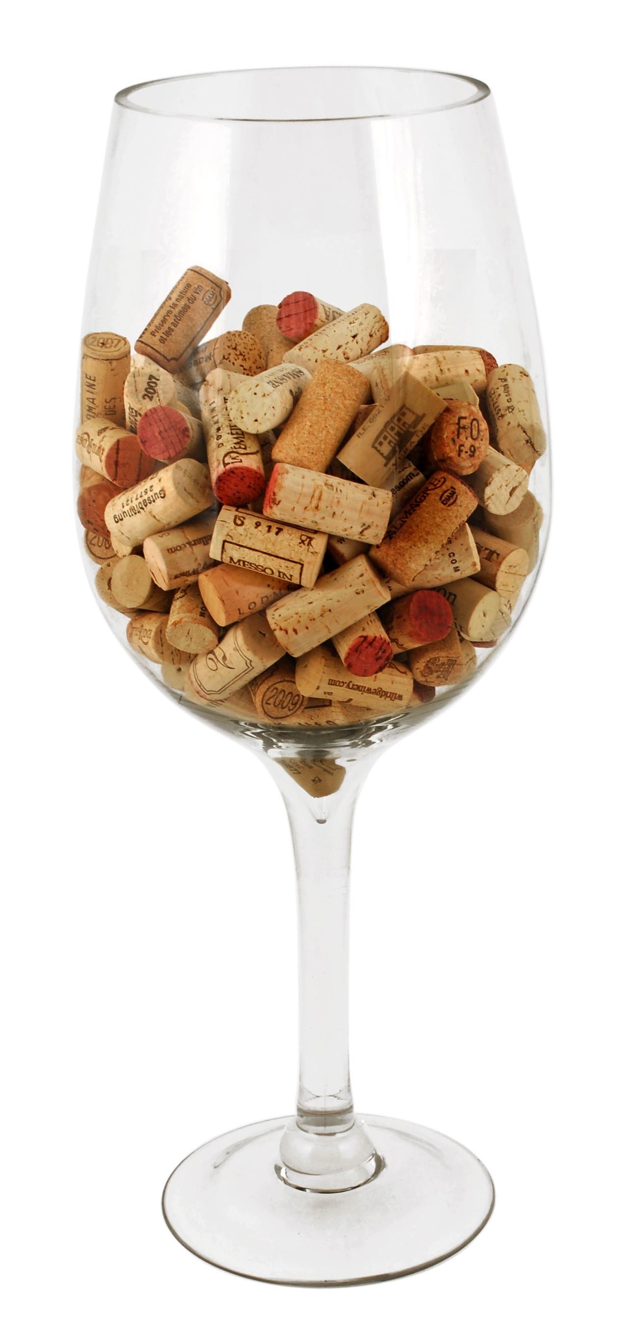 Big Bordeaux Glass Cork Holder