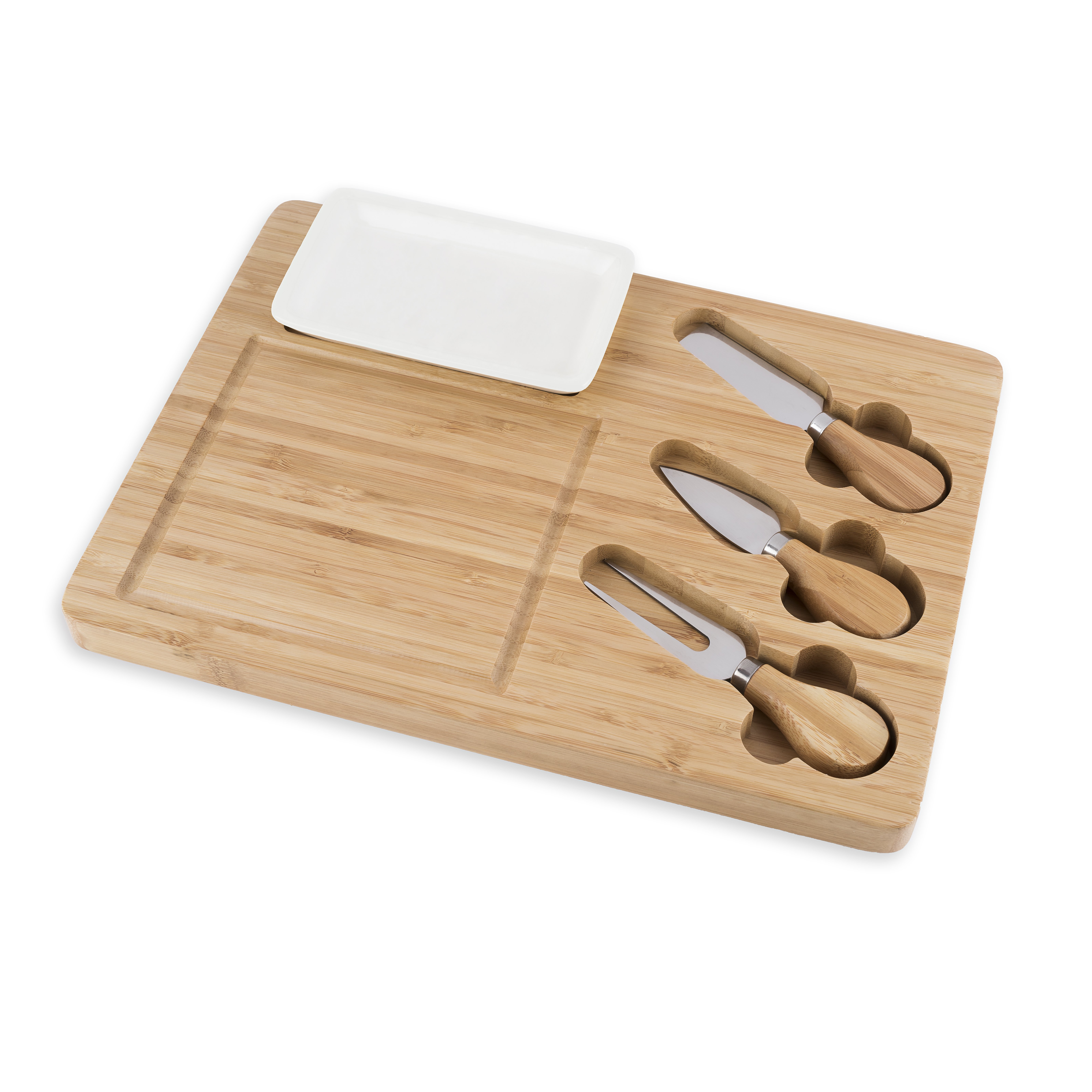 Mesa: Bamboo Appetizer Plate Set