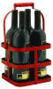 Rustic Farmhouse: Big Red 4 Bottle Carrier