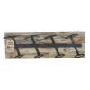 Rustic Farmhouse: Metal & Wood Wine Rack