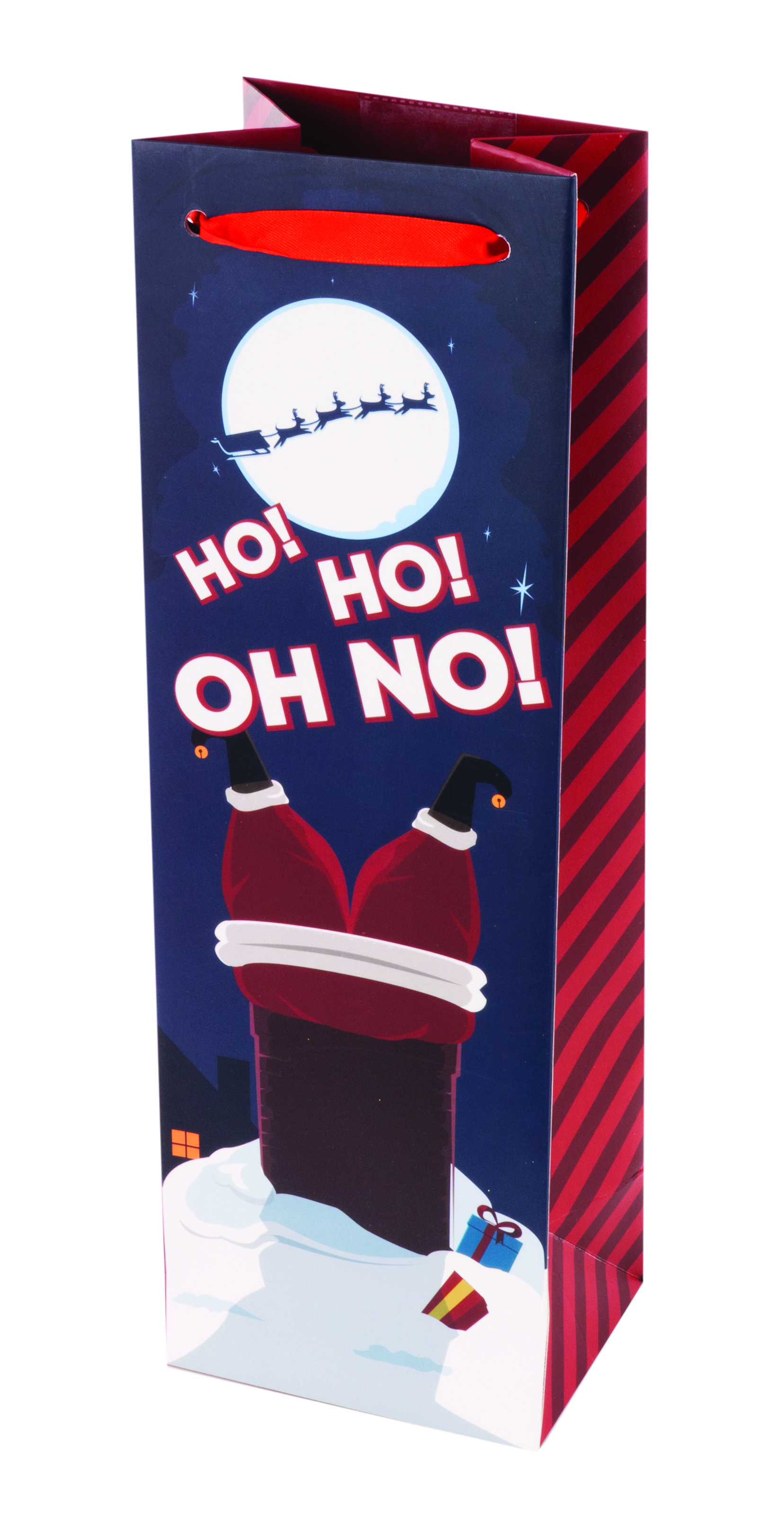 Ho Ho Oh No! Wine Bag