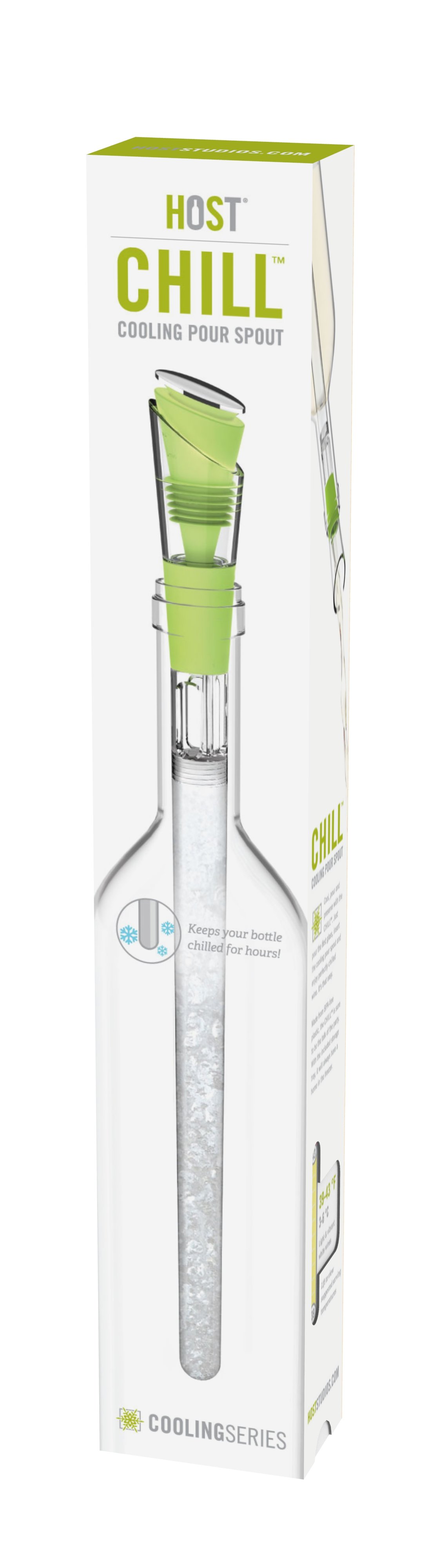 CHILL Green Cooling Pour Spout in Box by HOST
