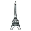 Boulevard Eiffel Tower Cork Holder