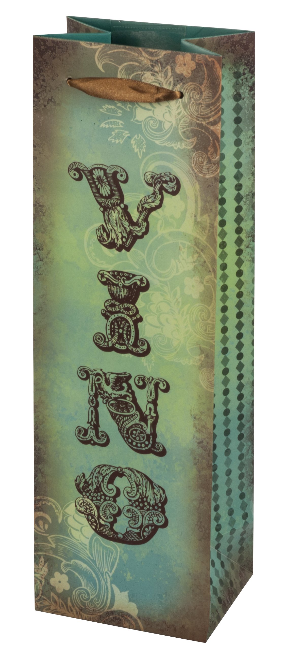 Vintage Vino Wine Bag