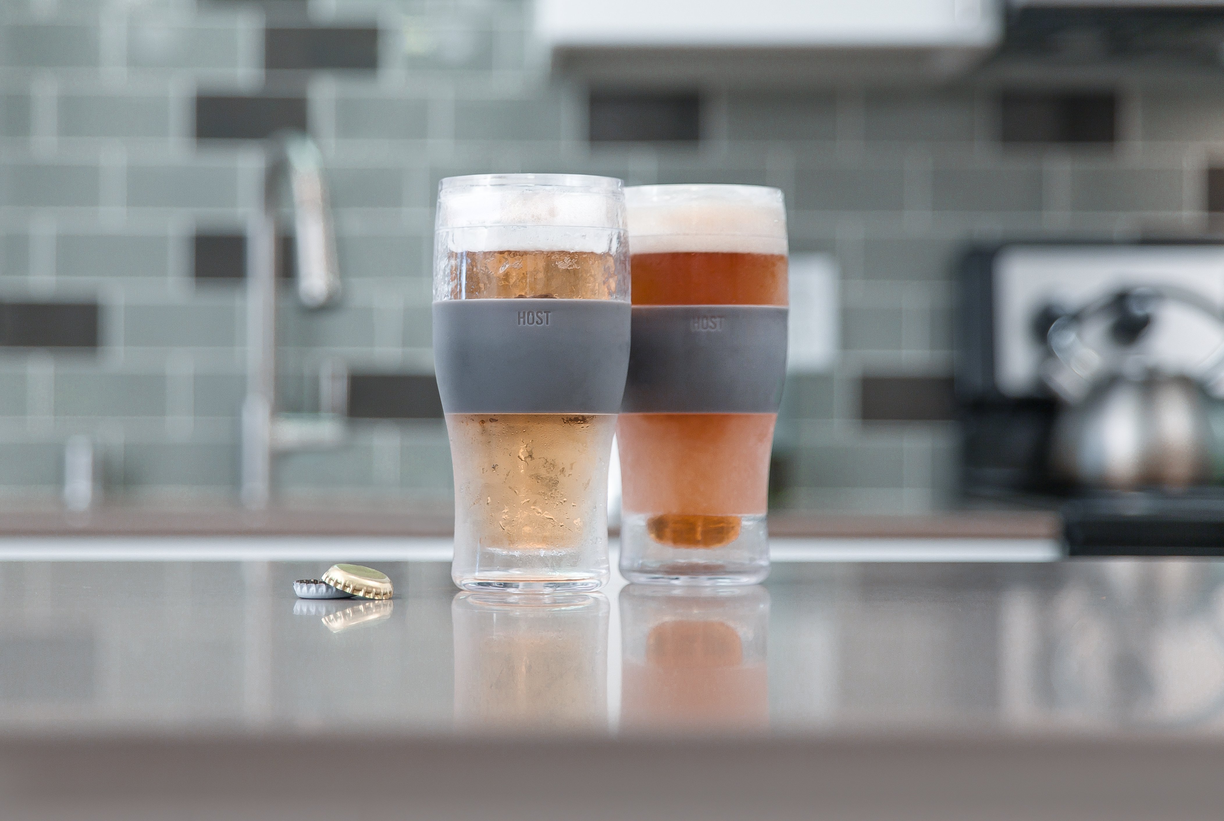 FREEZE  Cooling Pint Glasses (Set of 2) by HOST