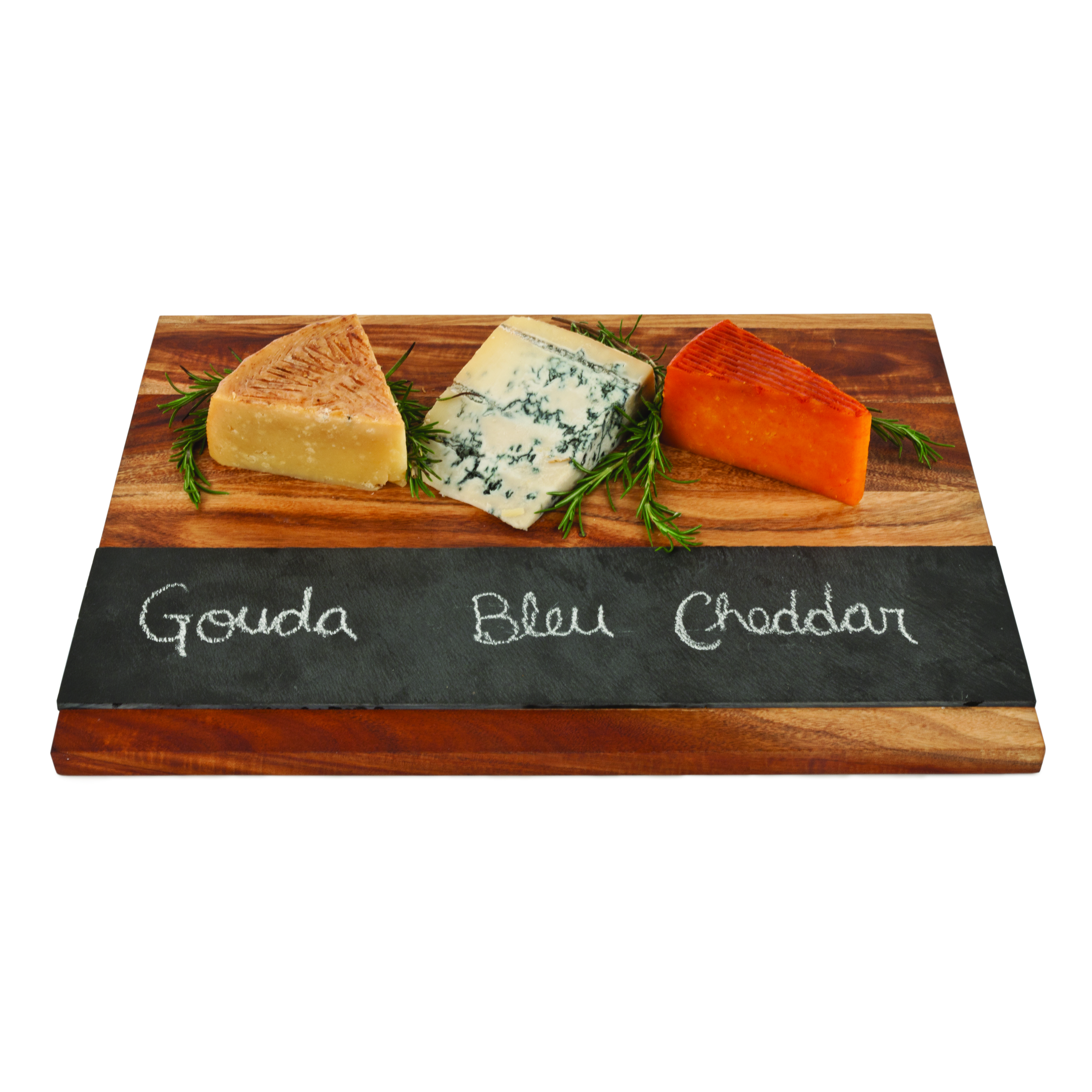 Rustic Farmhouse: Wood with Slate Board