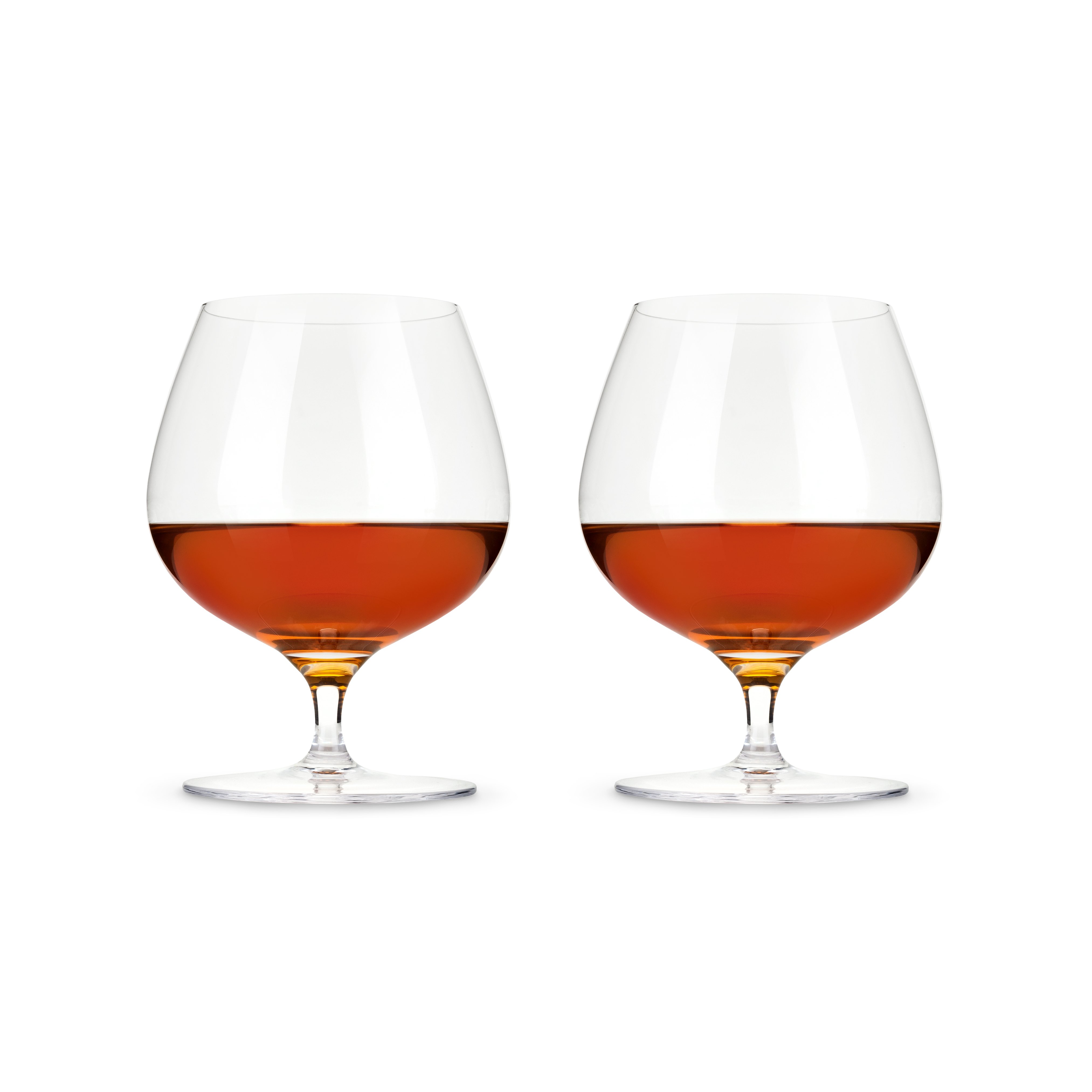 Wingback Brandy Glasses