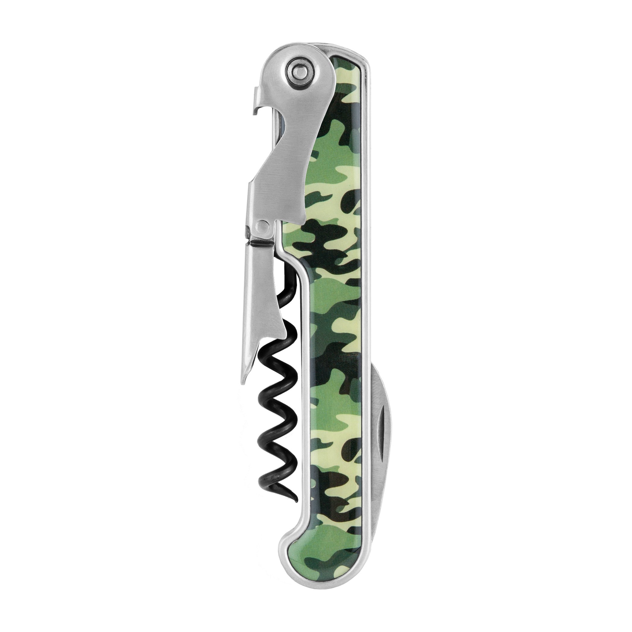 Camo Stainless Steel Corkscrew