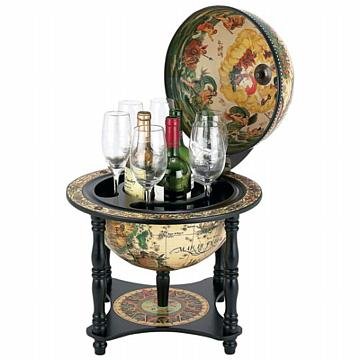 Kassel Old World Globe Bar