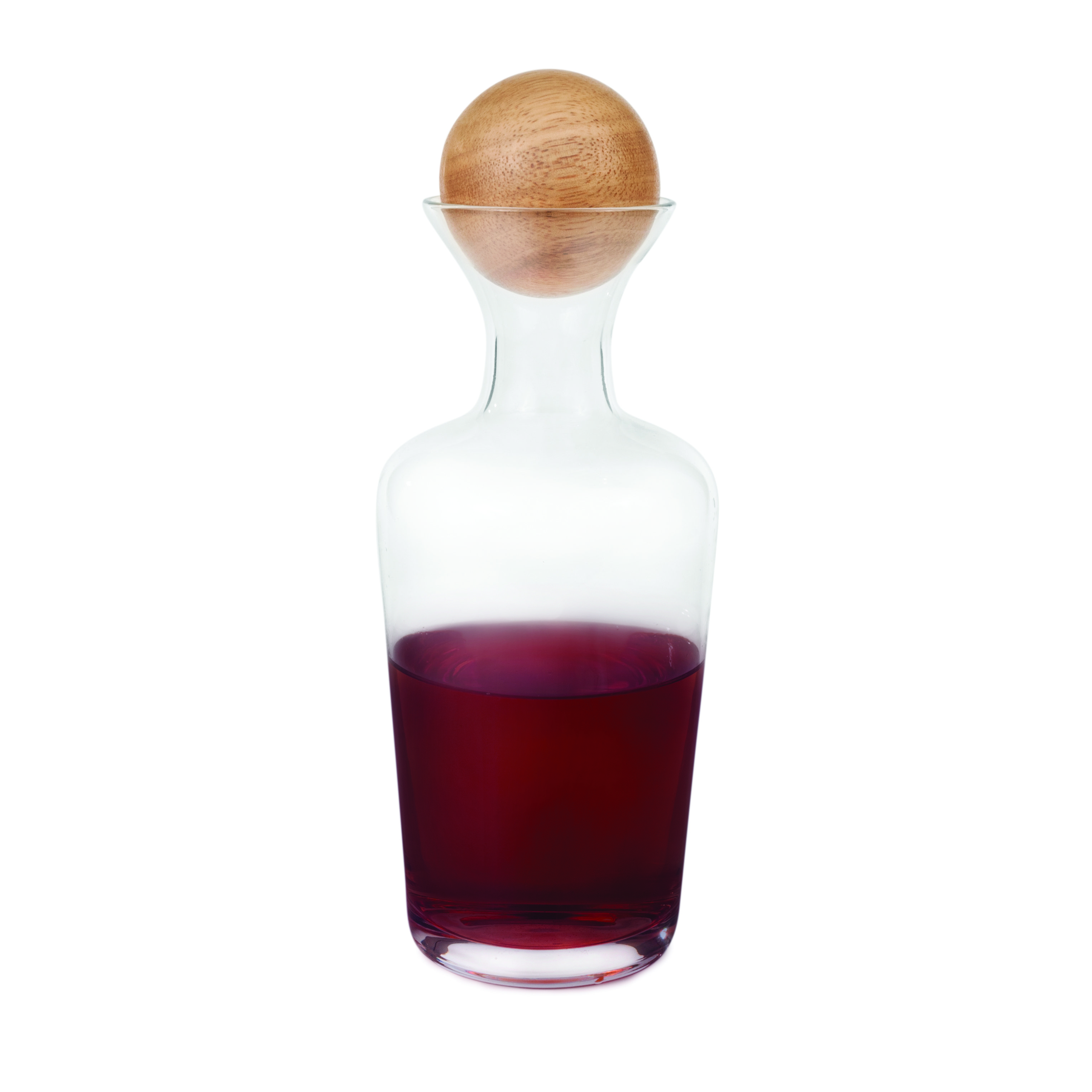 Rustic Farmhouse Decanter with Wooden Stopper