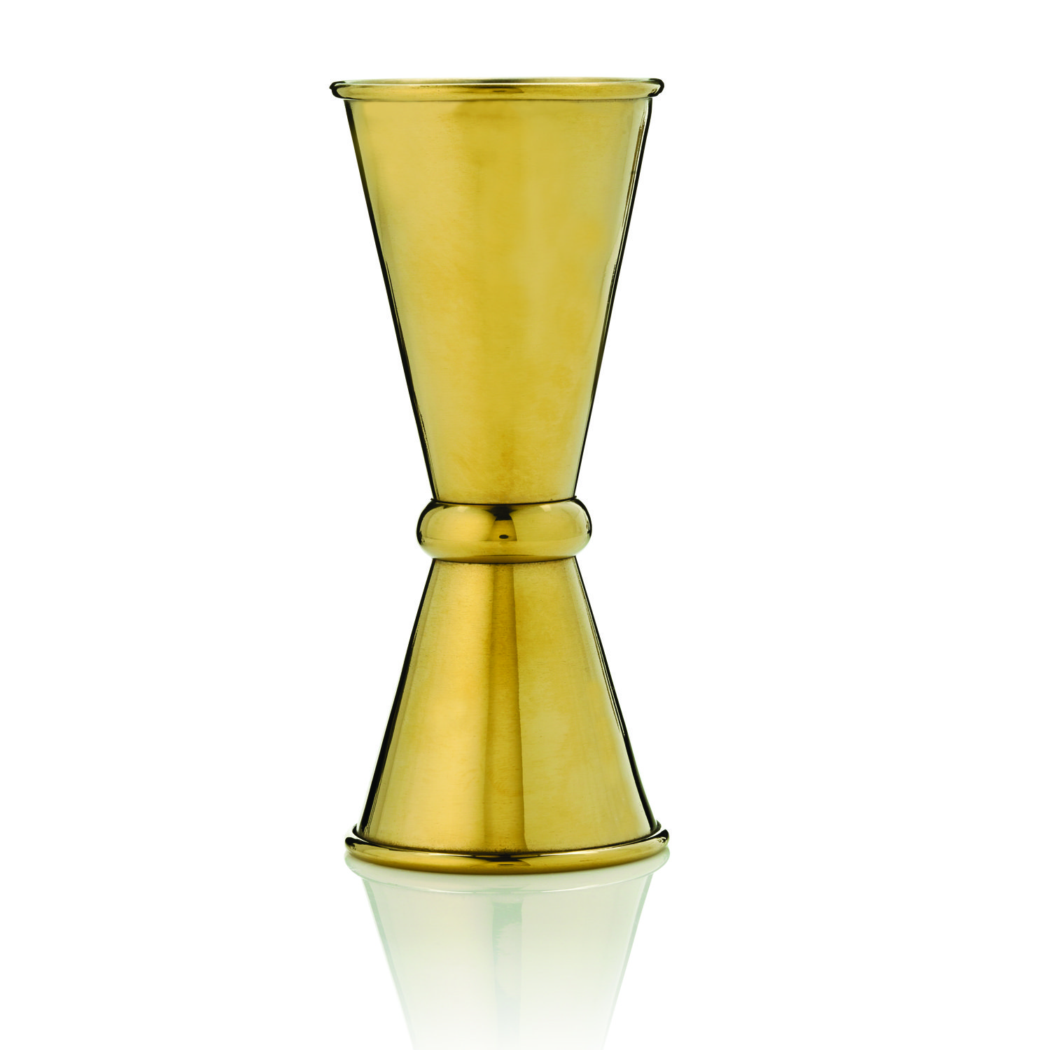 Belmont Small Japanese Style Gold "Makoto" Jigger by Viski