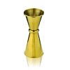 Belmont Small Japanese Style Gold "Makoto" Jigger by Viski