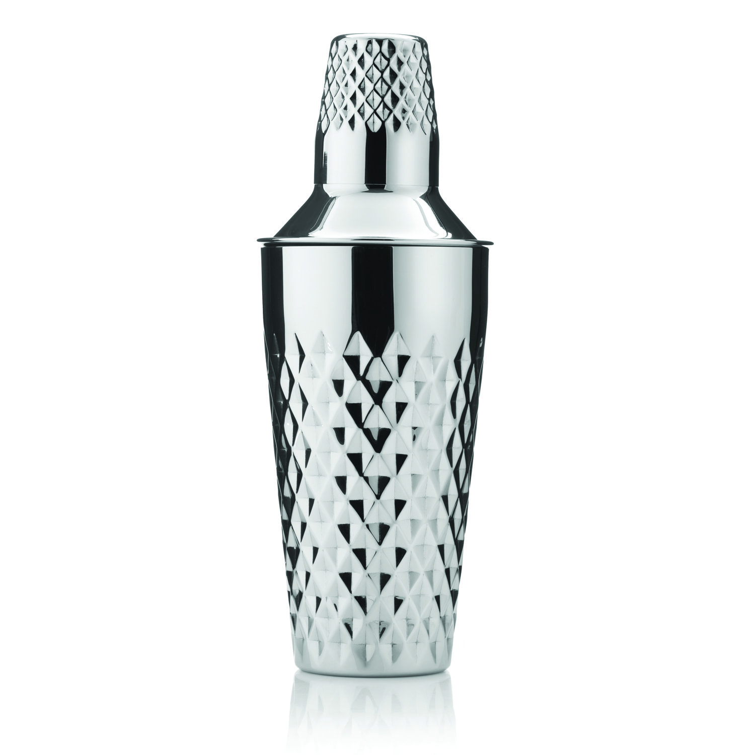Admiral Stainless Steel Faceted Cocktail Shaker