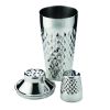 Admiral Stainless Steel Faceted Cocktail Shaker