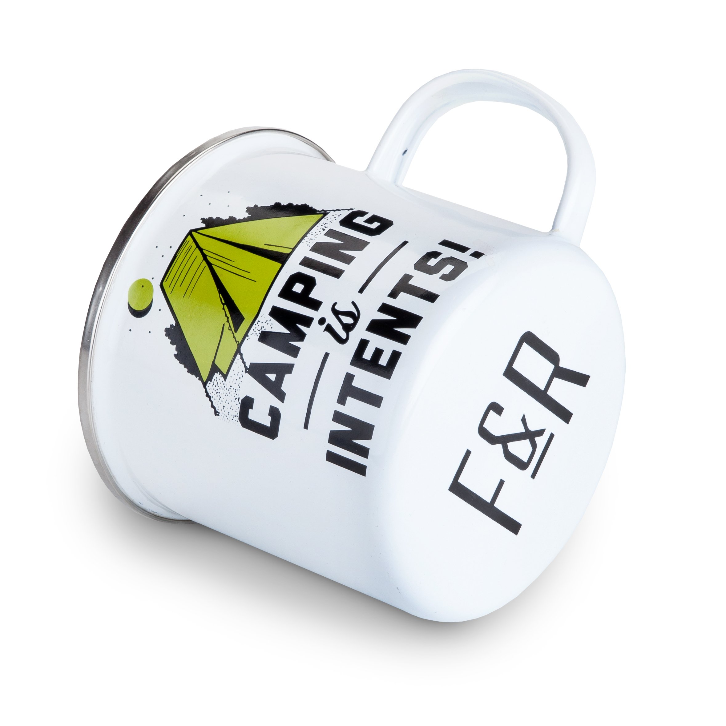 Camping Is Intents Enamel Mug by Foster and Rye
