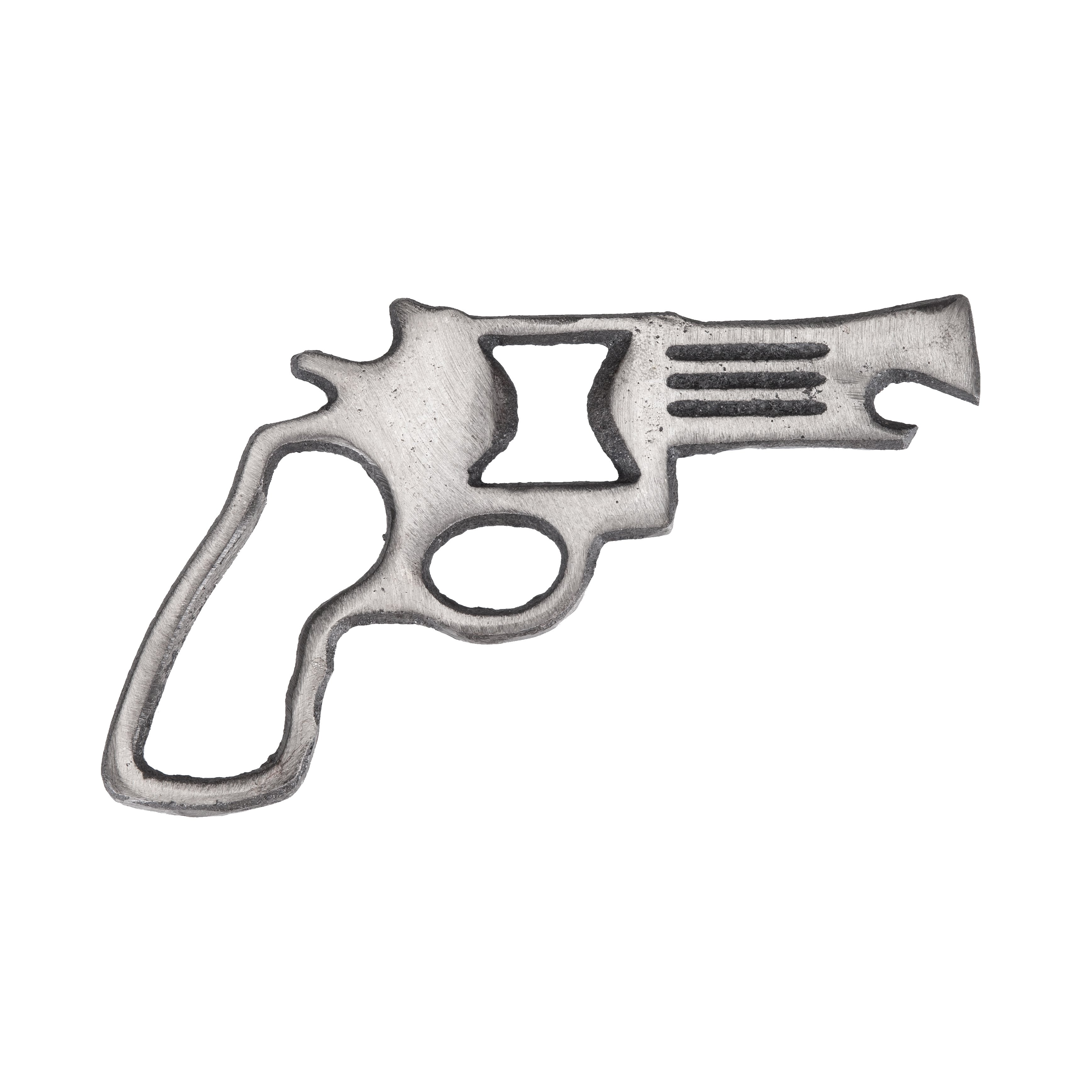 Pistol Cast Iron Bottle Opener