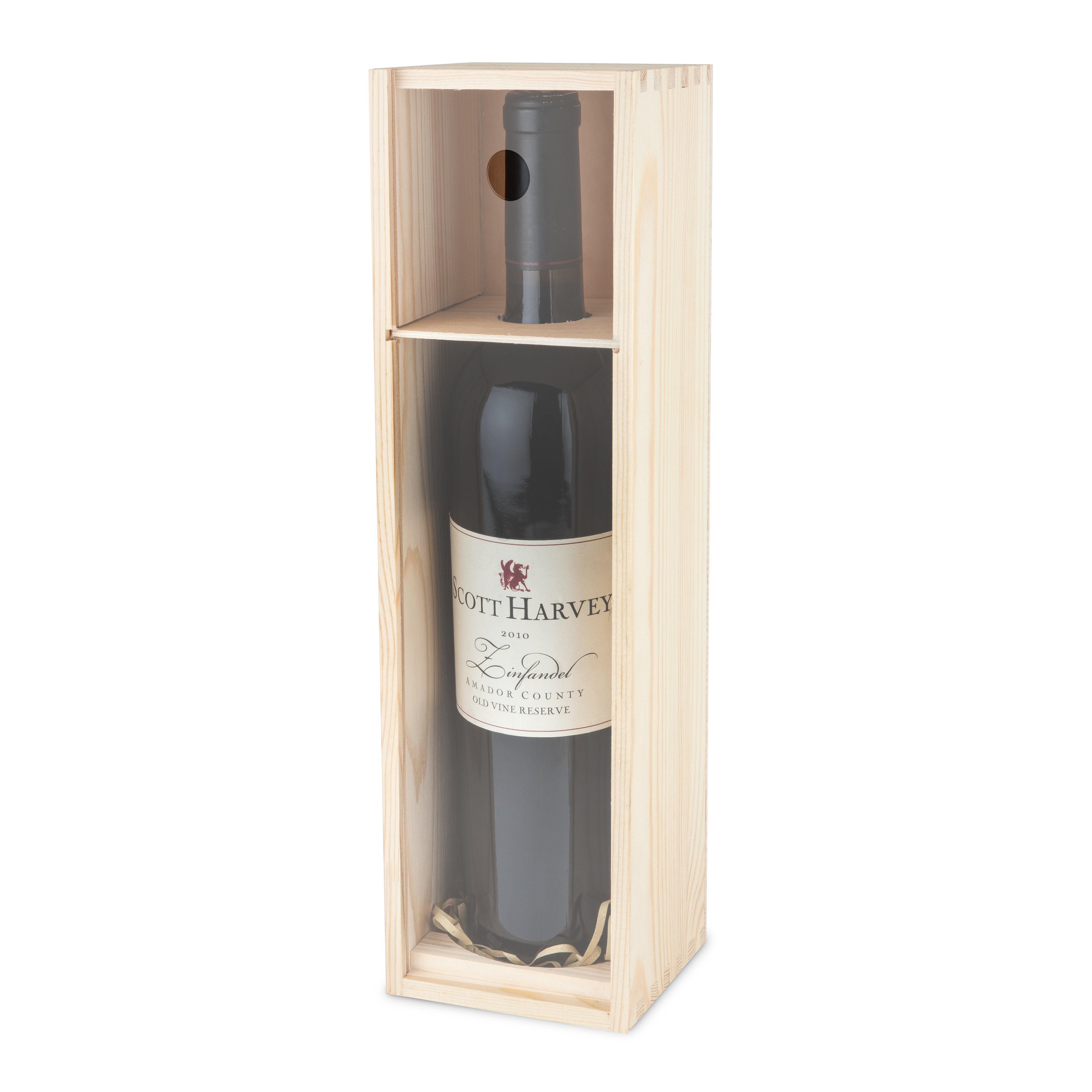 Marketplace: Single Bottle Wine Box with Acrylic Lid