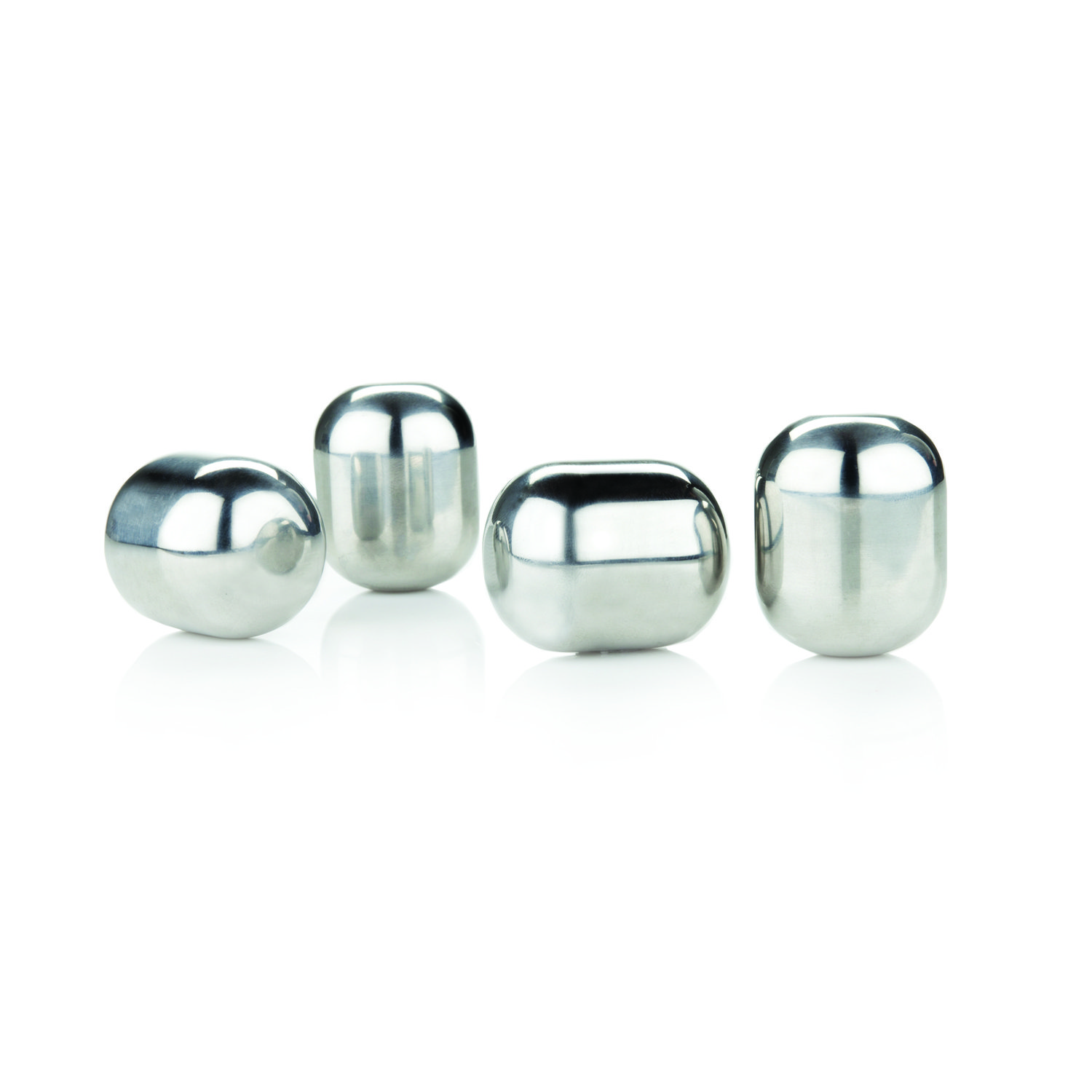 Glacier Rocks Stainless Steel Wine Globes by Viski