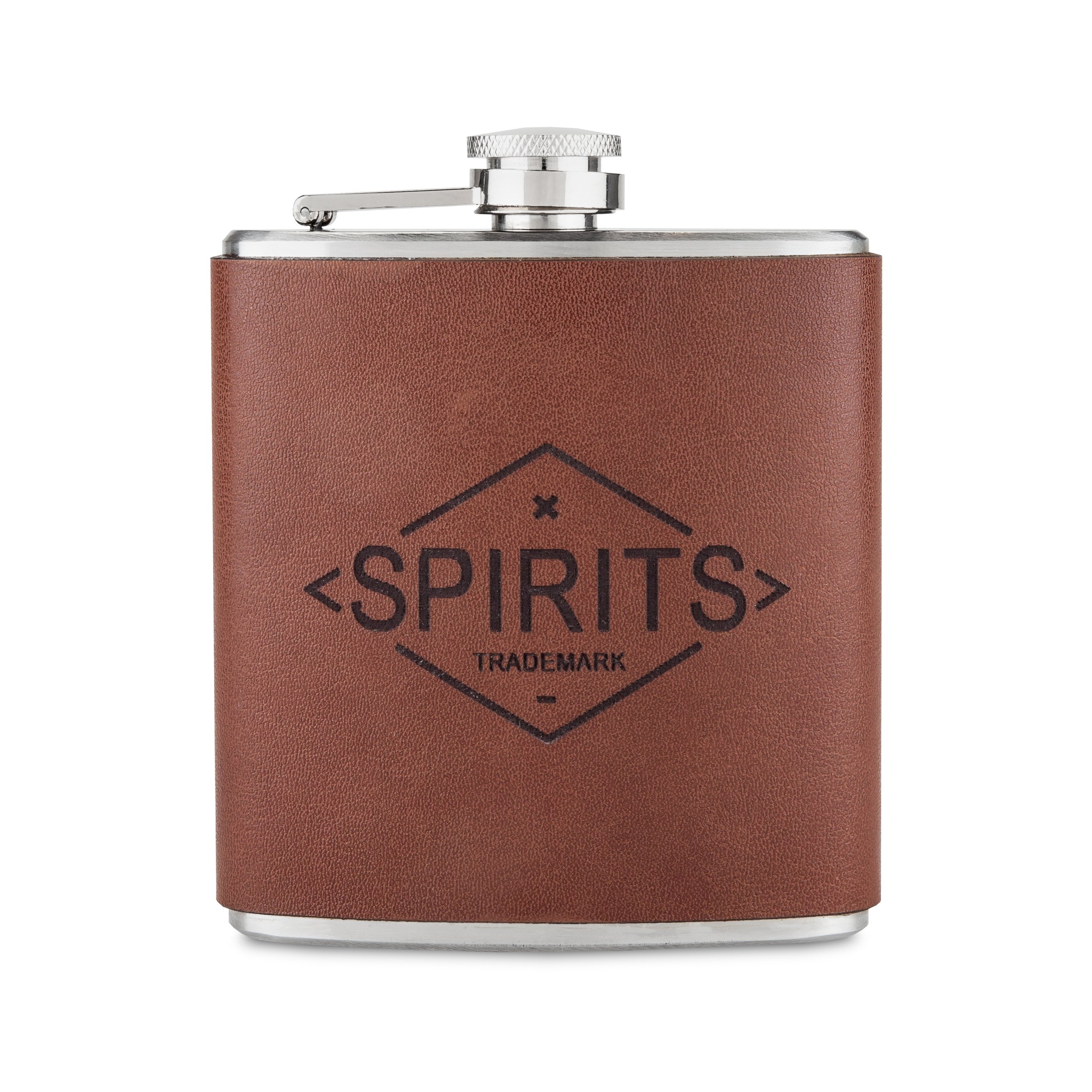 Genuine Leather Flask by Foster and Rye