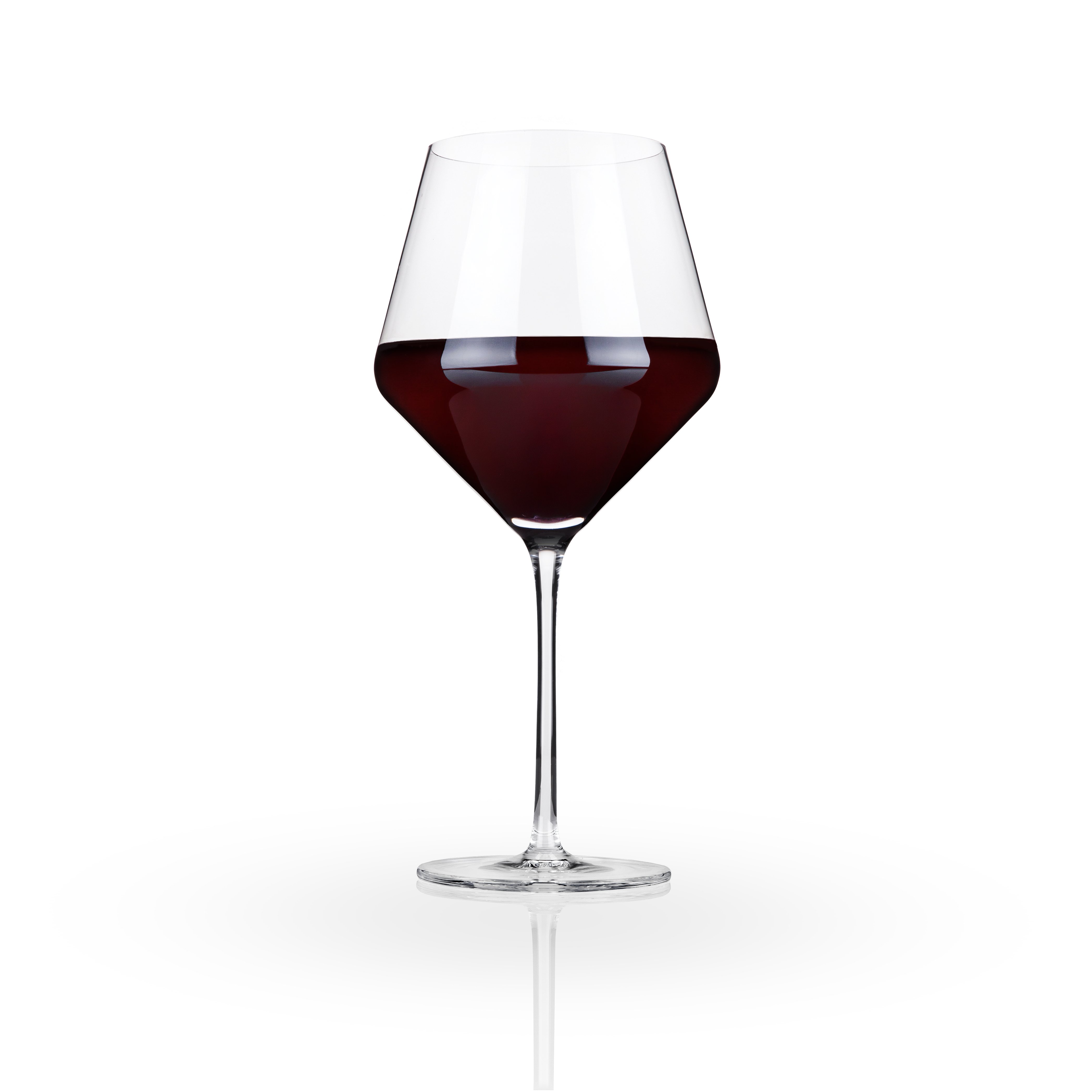 Raye Crystal Burgundy Glasses (Set of 2)by Viski