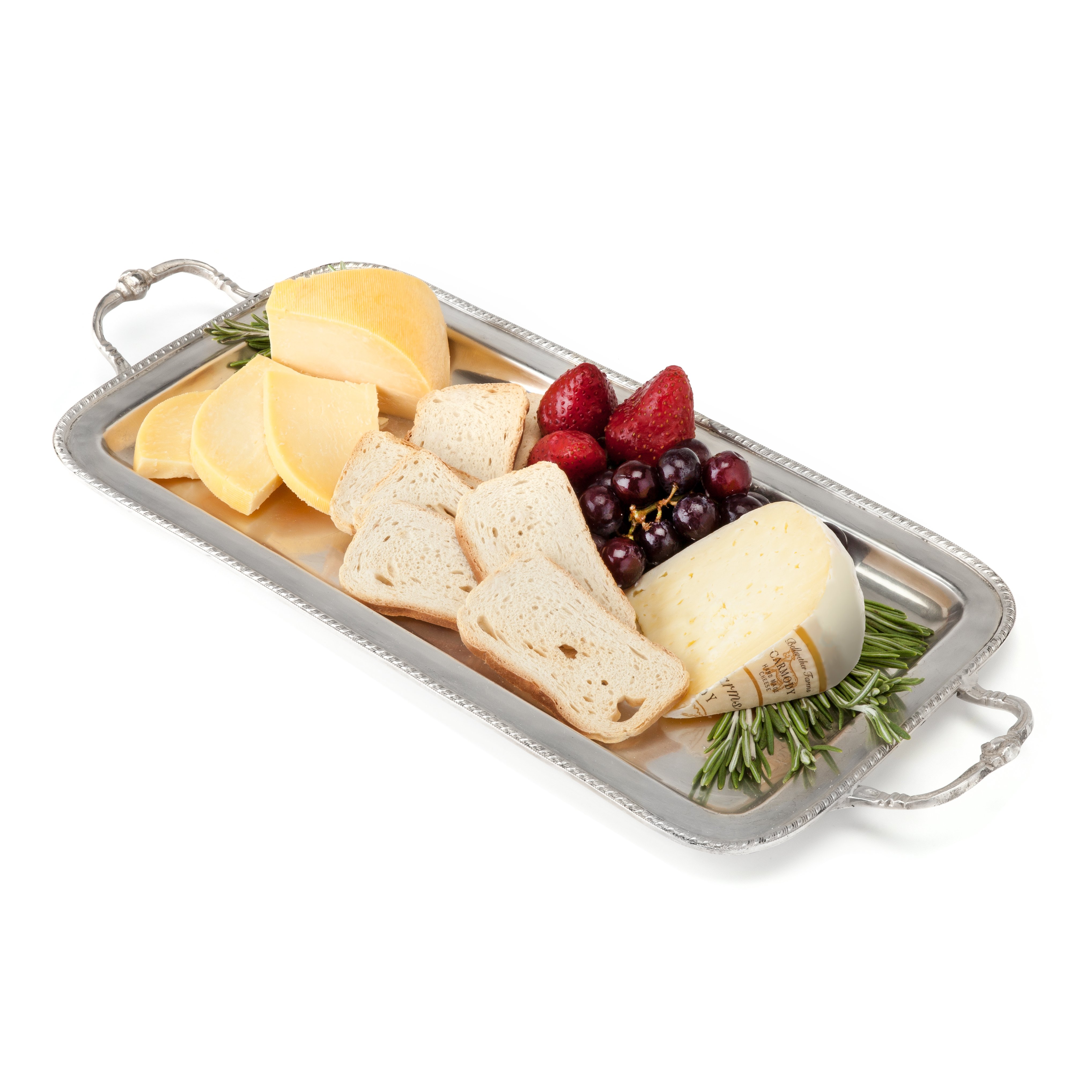 Chateau Pewter Serving Tray by Twine