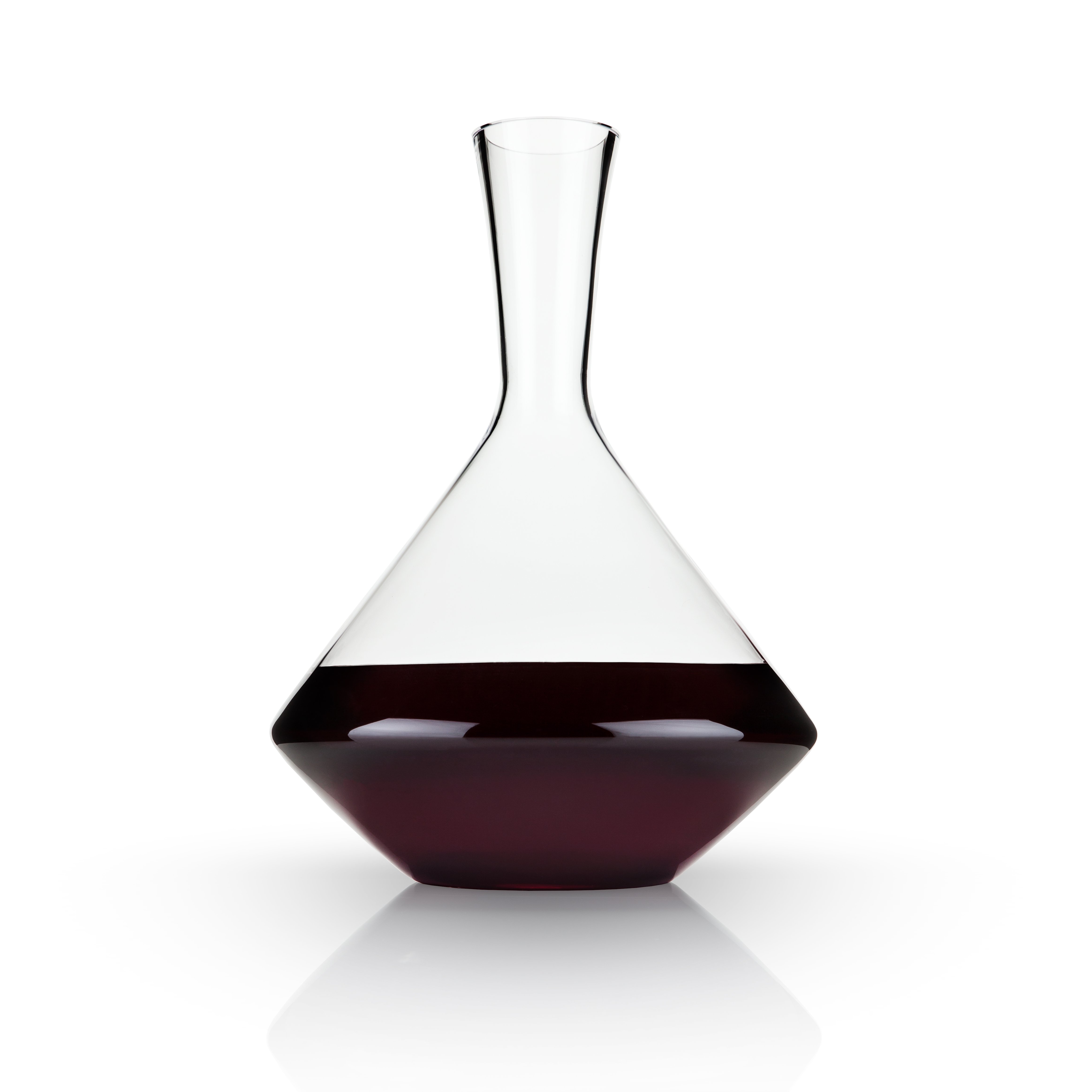 Angled Lead Free Crystal Decanter