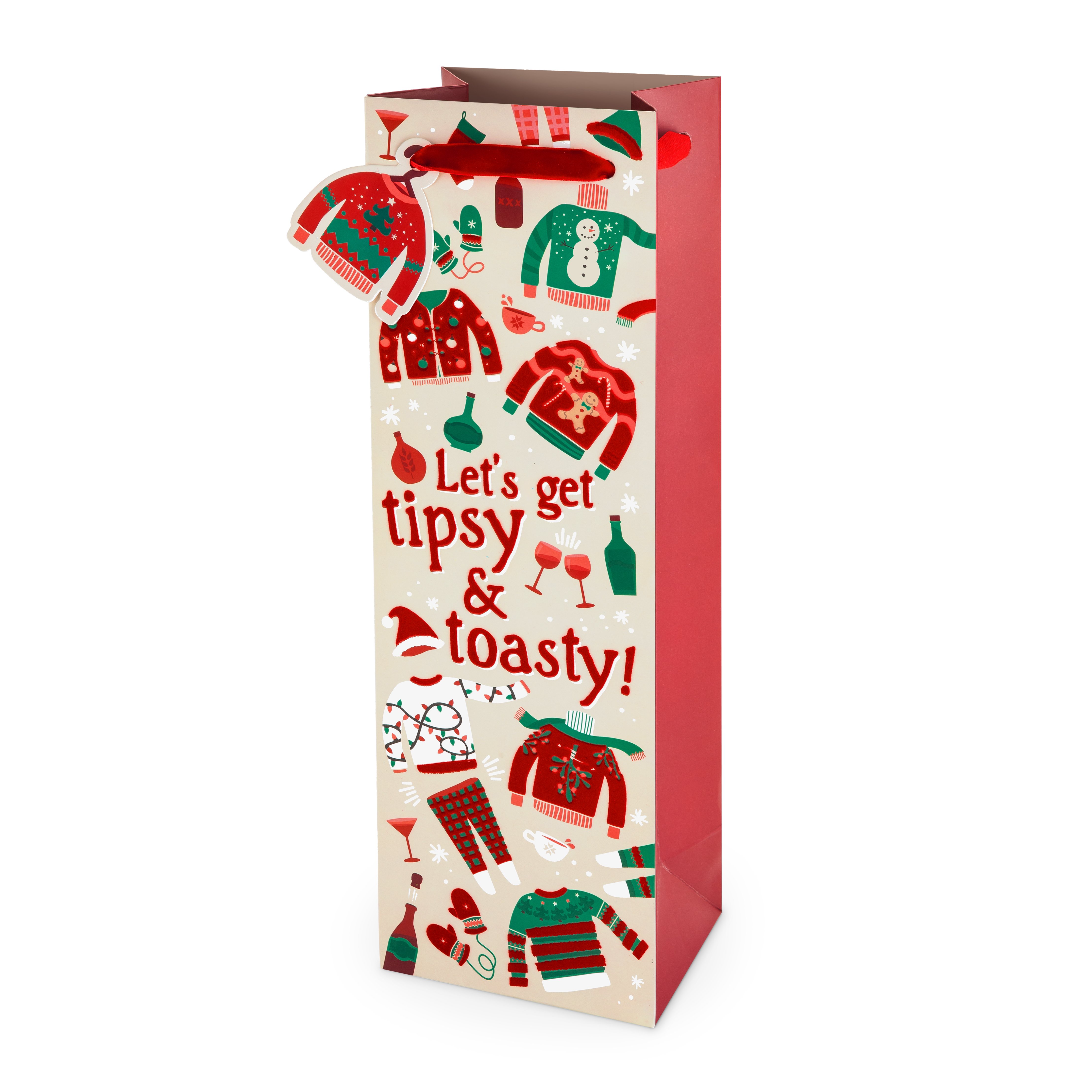 Tipsy & Toasty 750ml Bottle Bag By Cakewalk