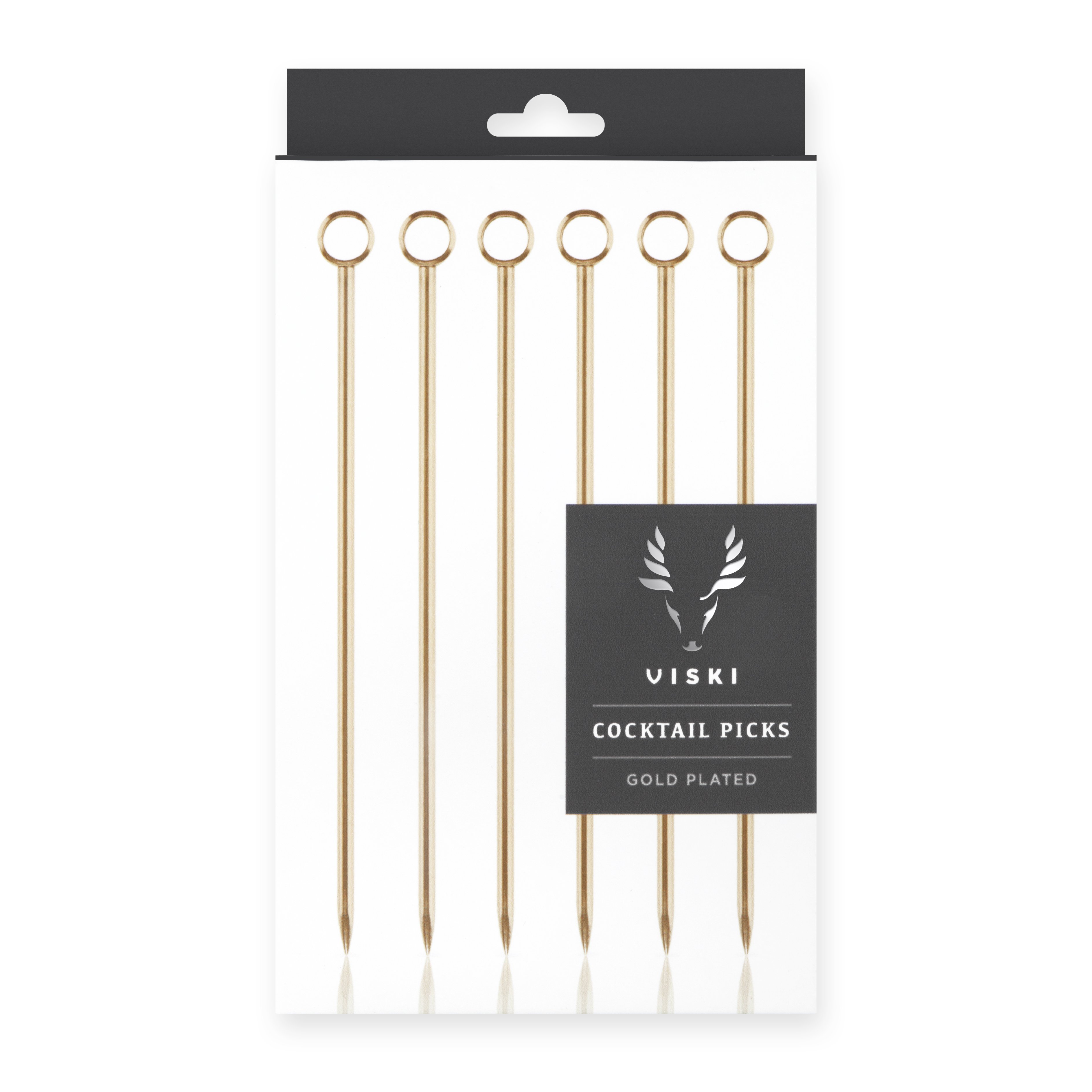 Belmont Gold Cocktail Pick Set by Viski