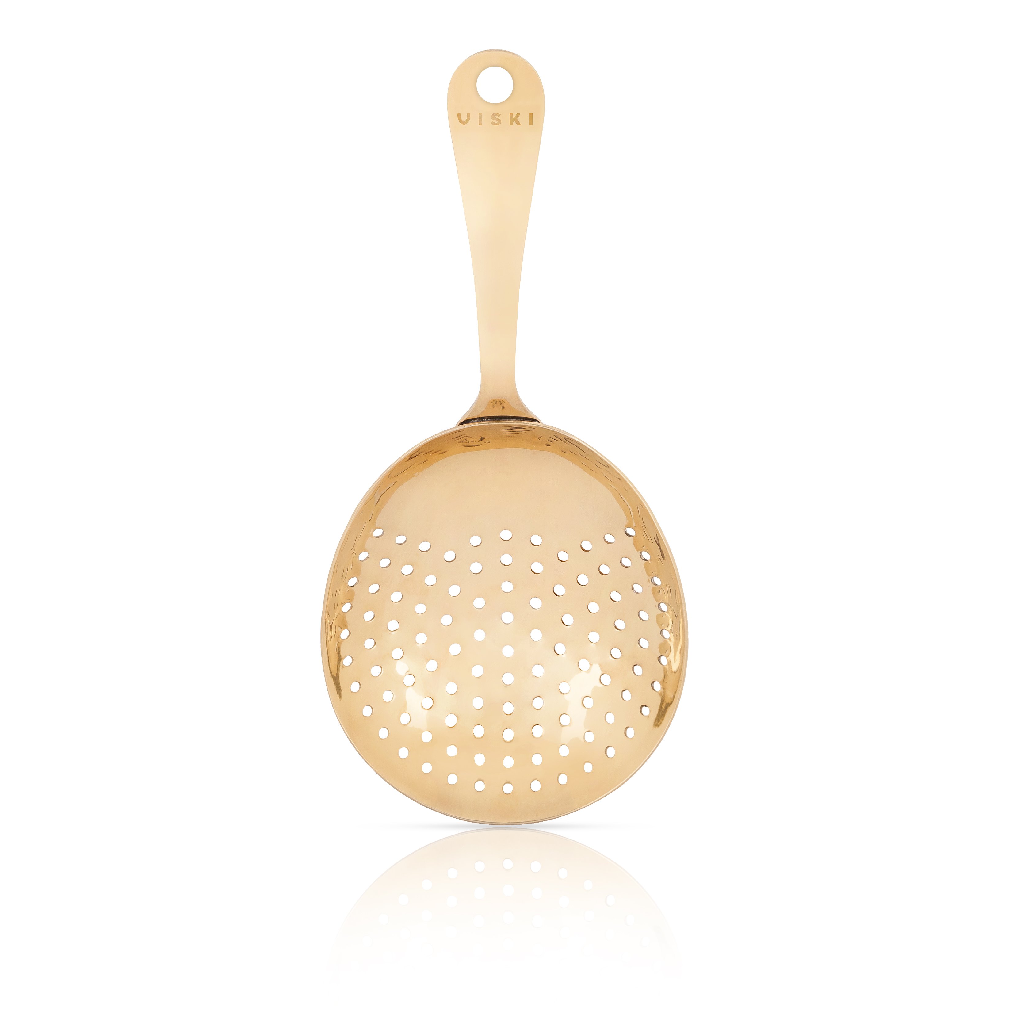 Belmont Gold Julep Strainer by Viski