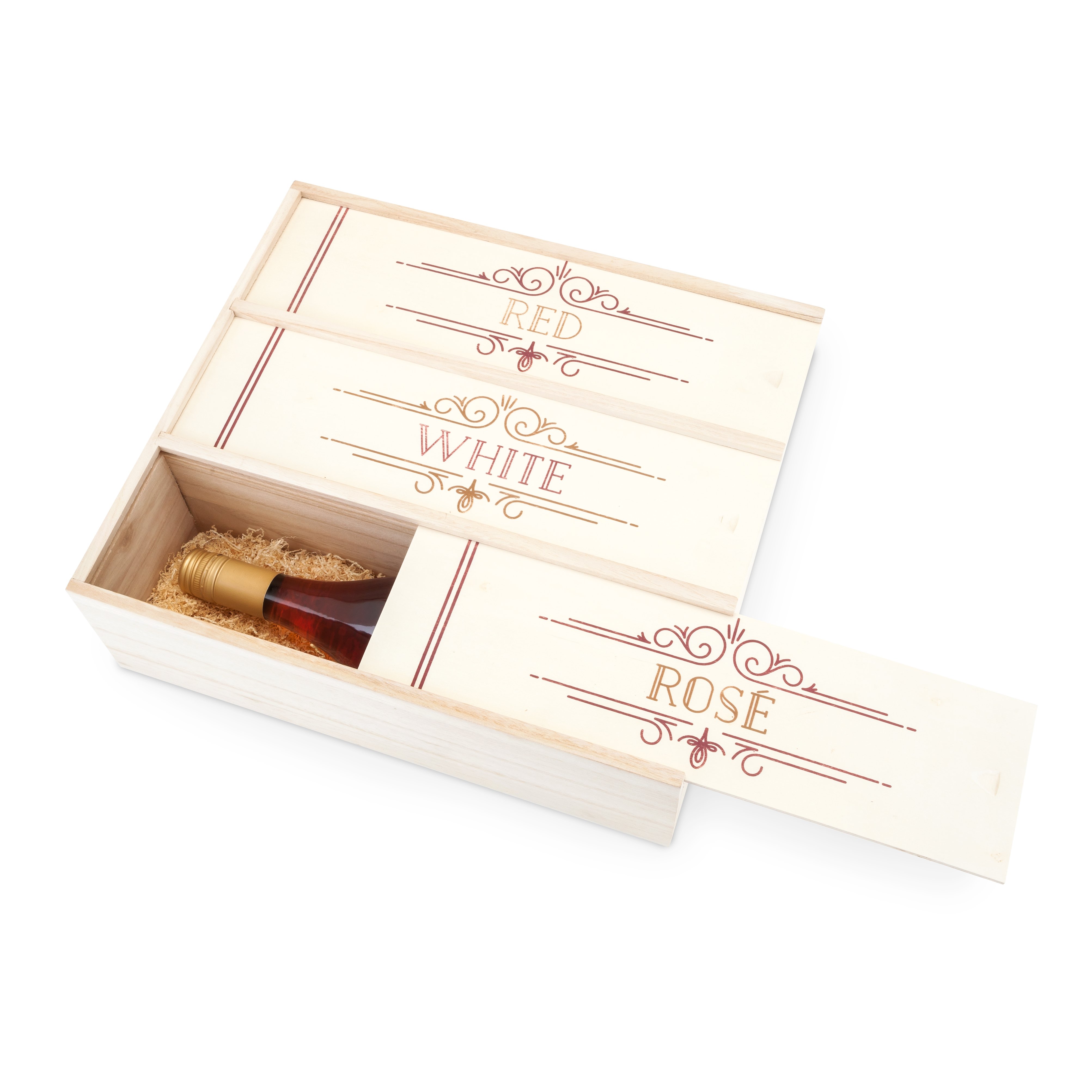 Marketplace Red, White and Ros Wine Box by Twine