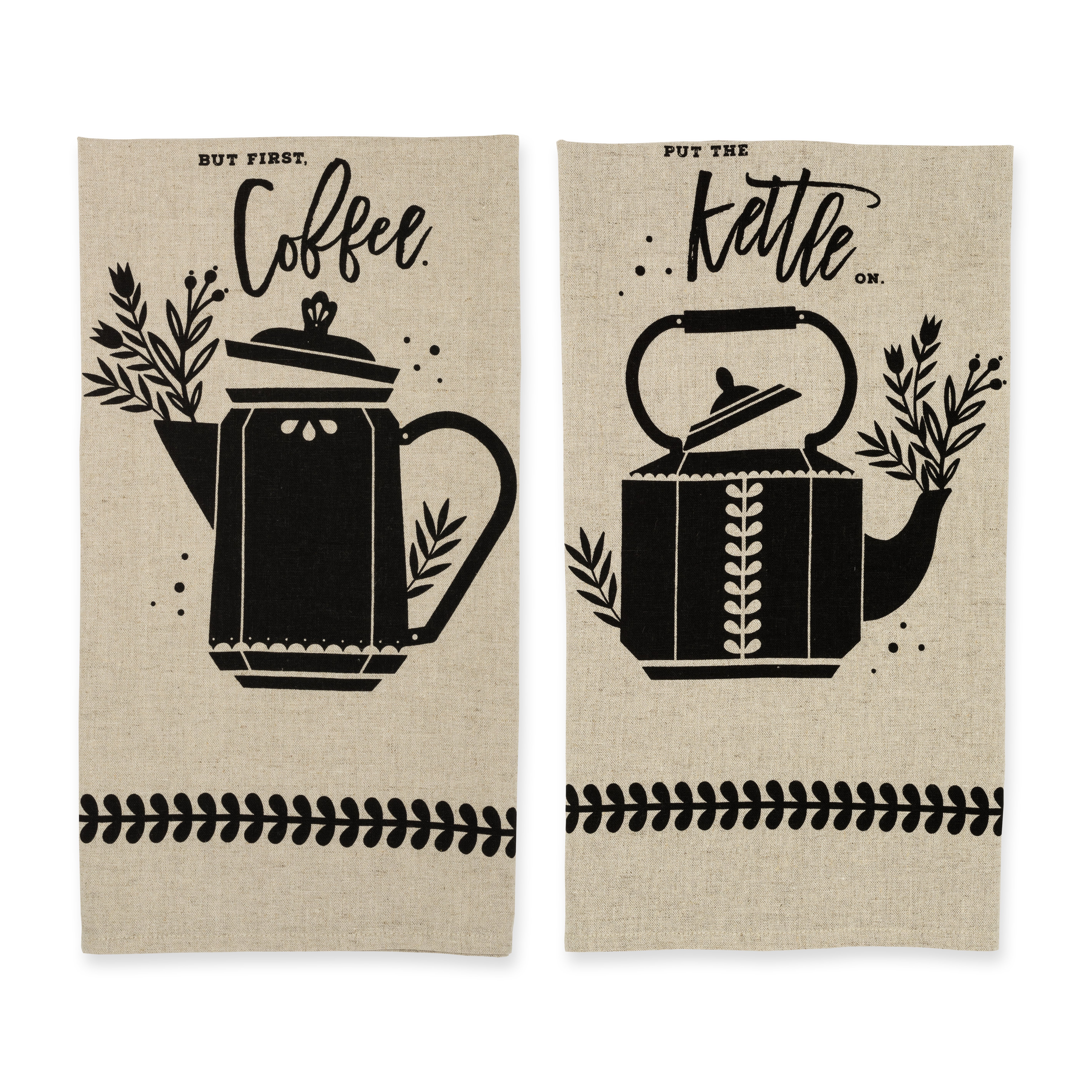Country Cottage - Linen Tea Towel Set
