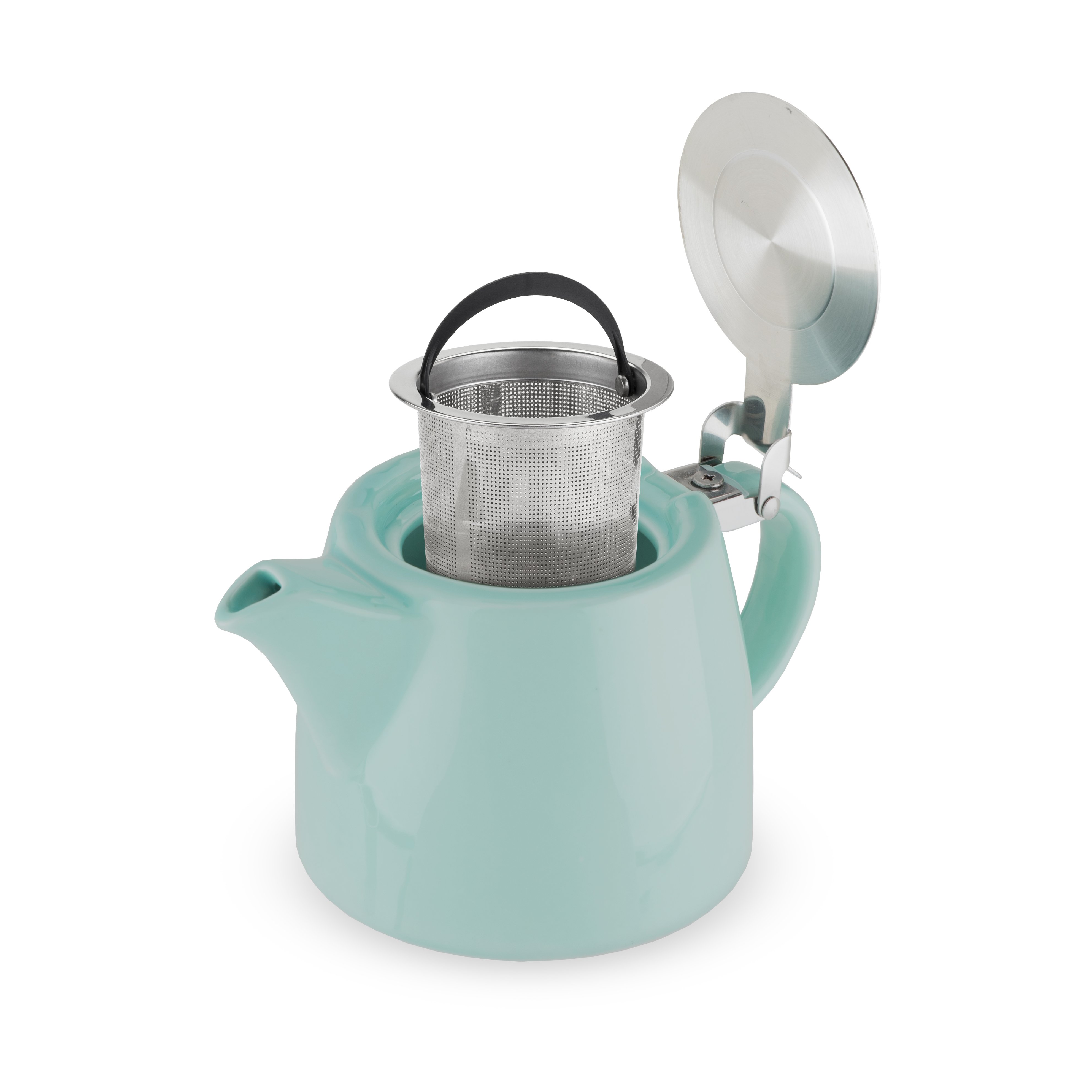 Harper Blue Ceramic Teapot & Infuser by Pinky Up