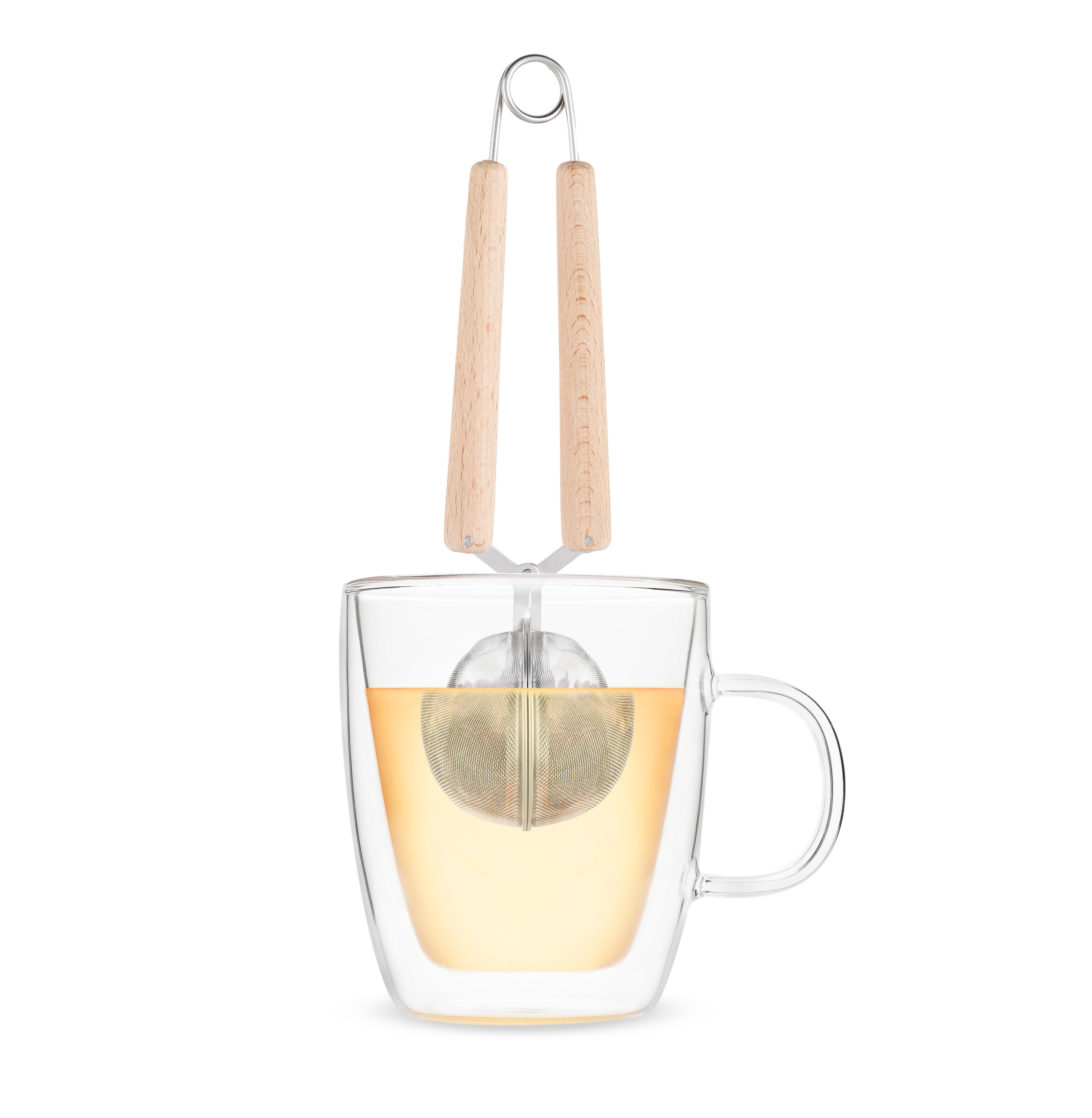Wood Handled Simple Tea Infuser by Pinky Up