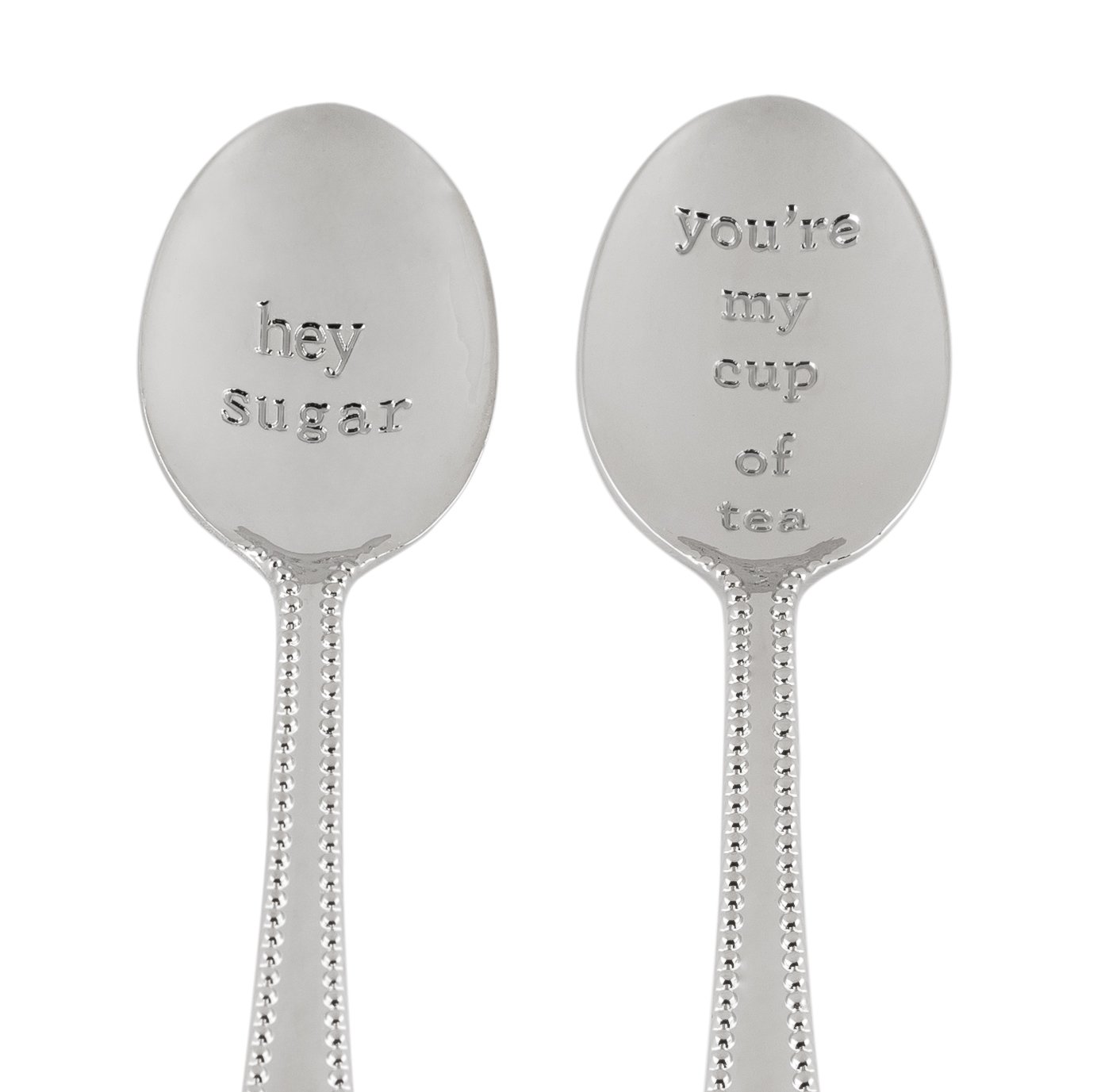 Hey Sugar Tea Spoons (Set of 2) by Pinky Up