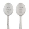 Stir Things Up Tea Spoons (Set of 2) by Pinky Up