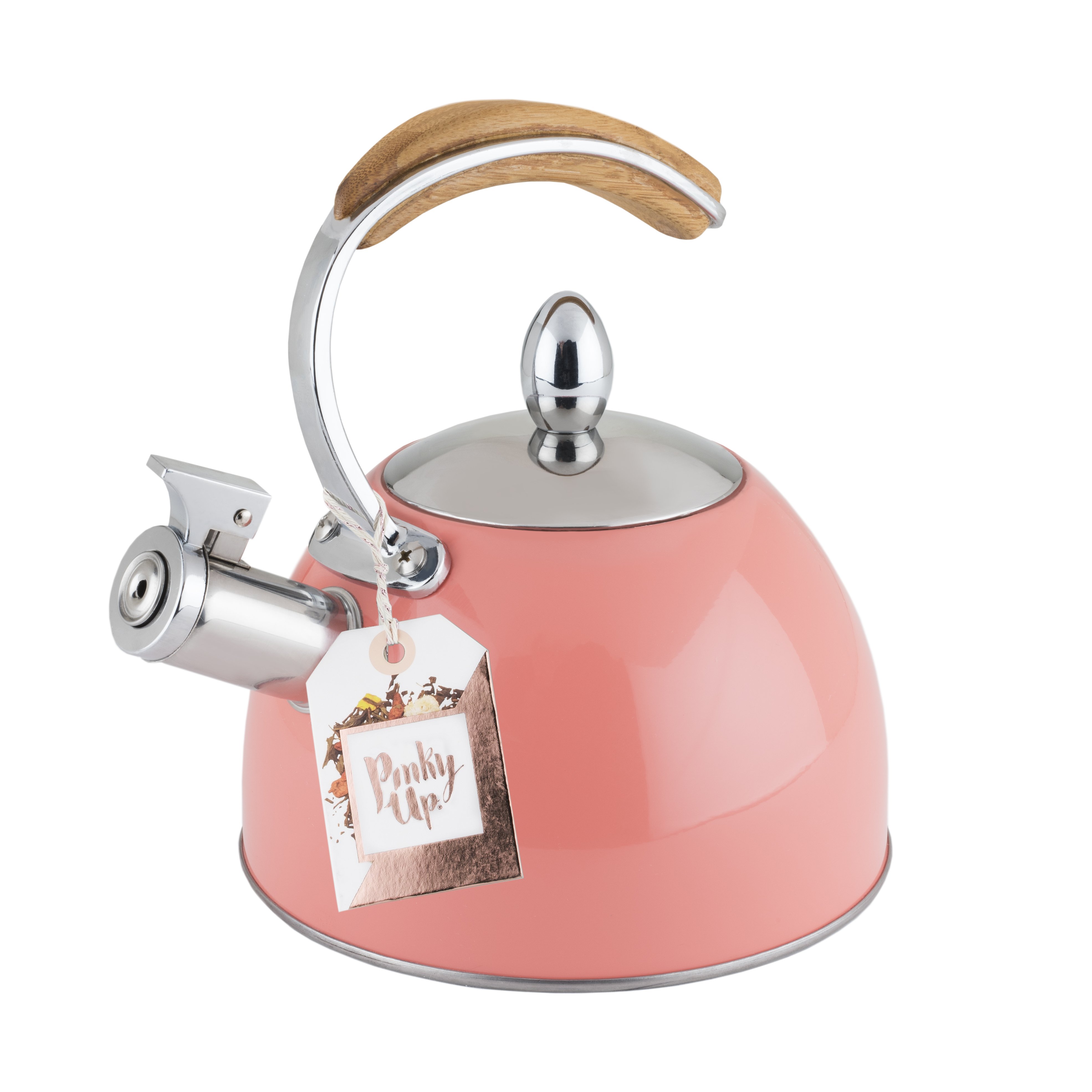 Presley Peach Tea Kettle by Pinky Up