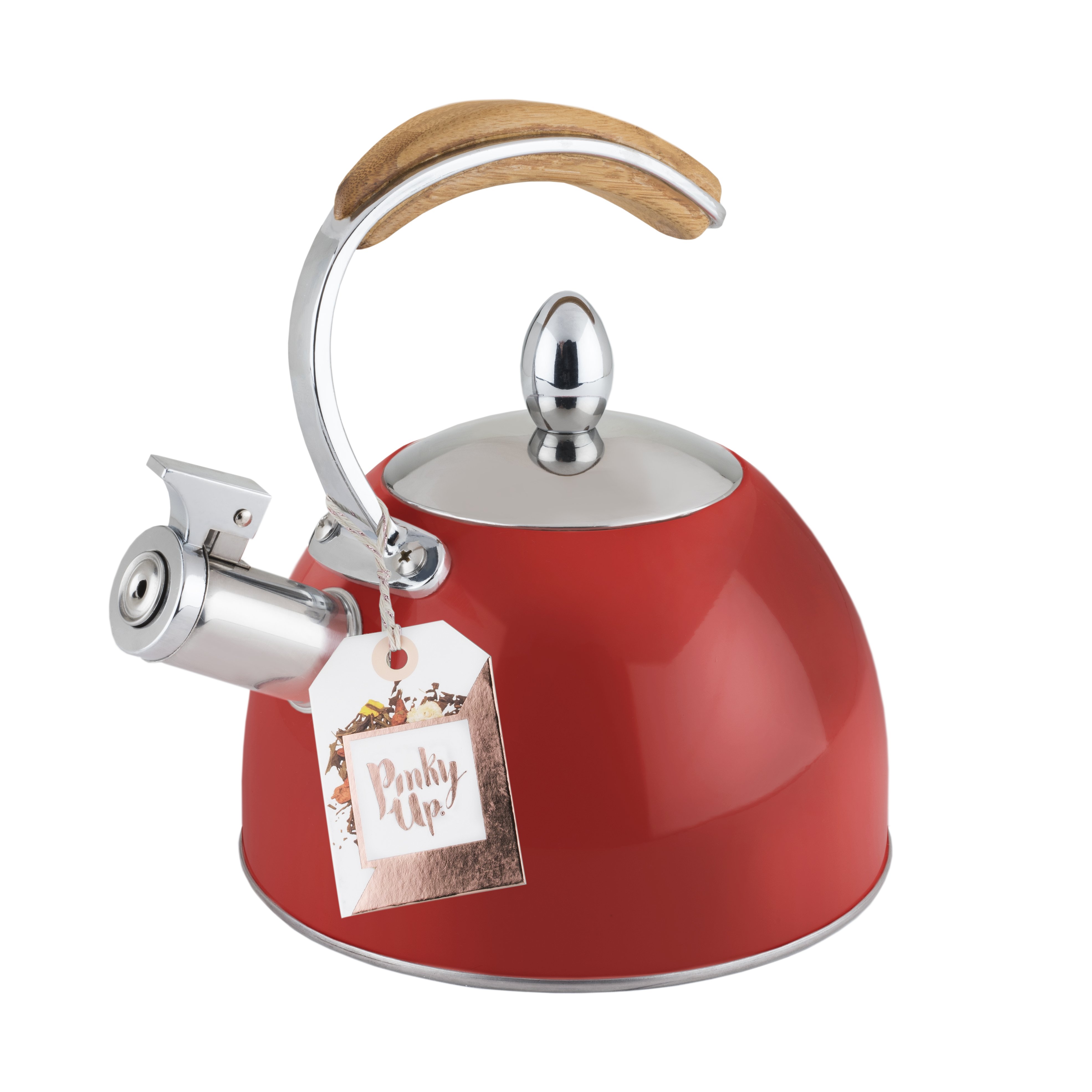 Presley Red Tea Kettle by Pinky Up