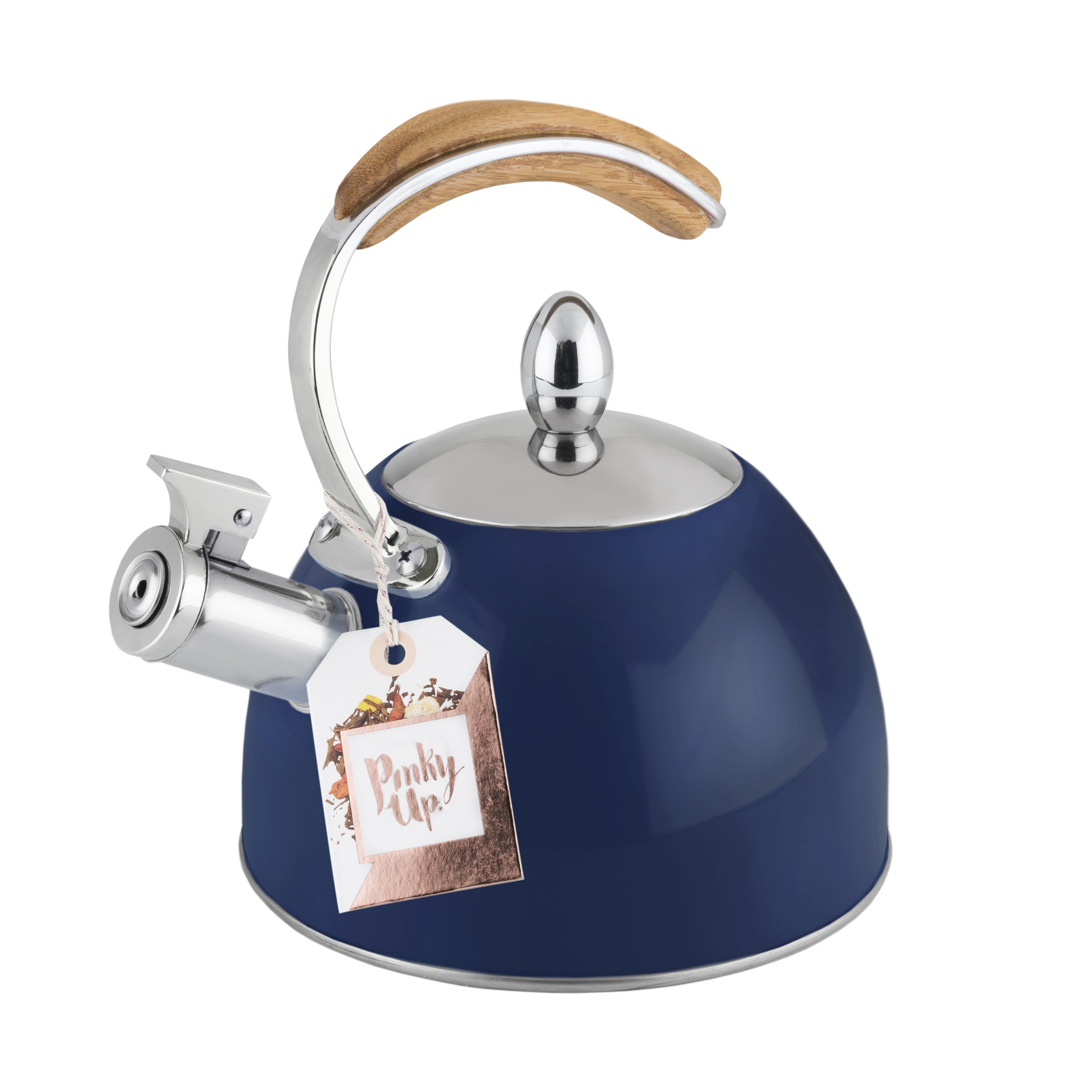 Presley Navy Tea Kettle by Pinky Up