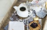 Harper Gold Dipped Ceramic Teapot & Infuser by Pinky Up