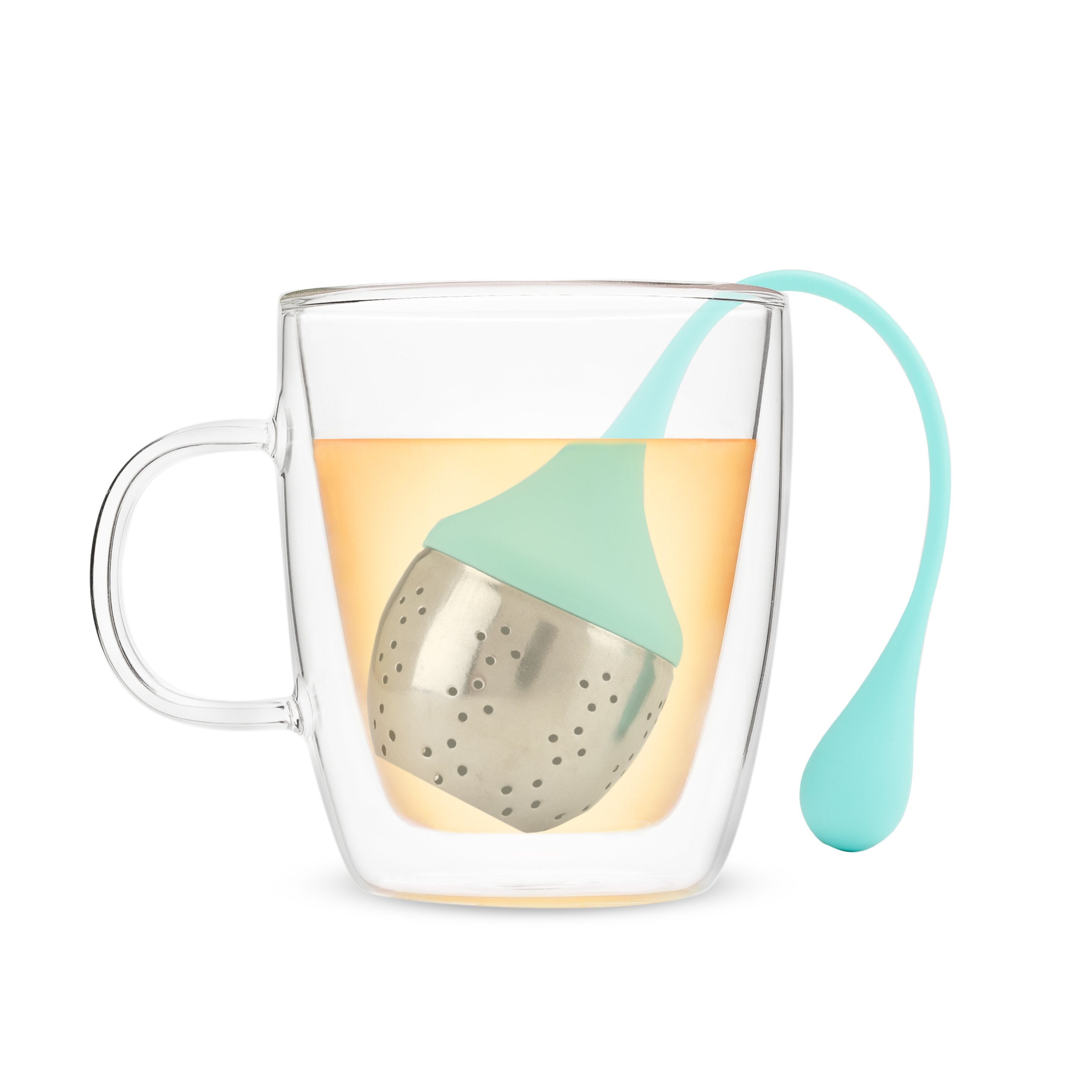 Weighted Tea Infuser & Base in Mint by Pinky Up