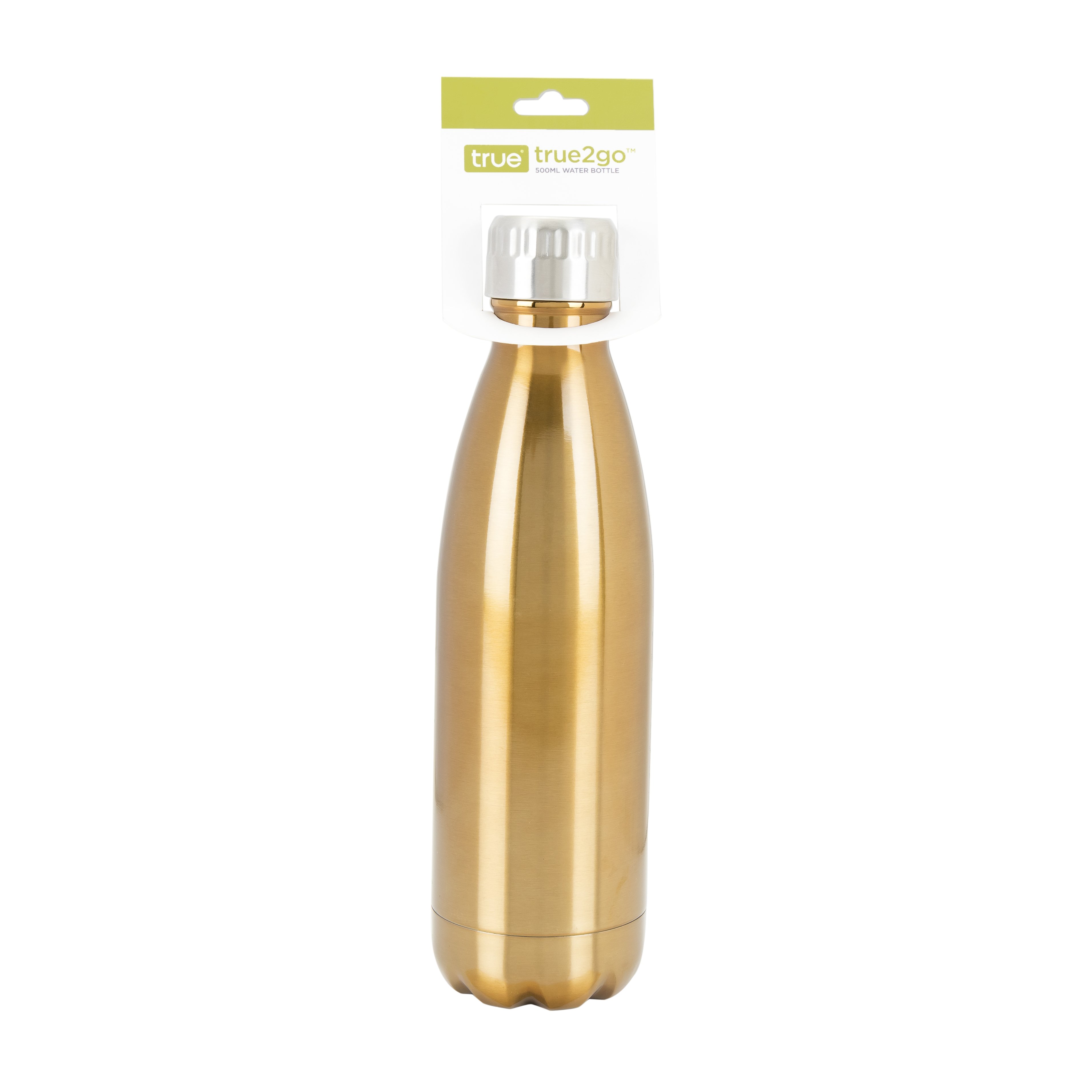 True2Go: 500ml Water Bottle in Gold by True