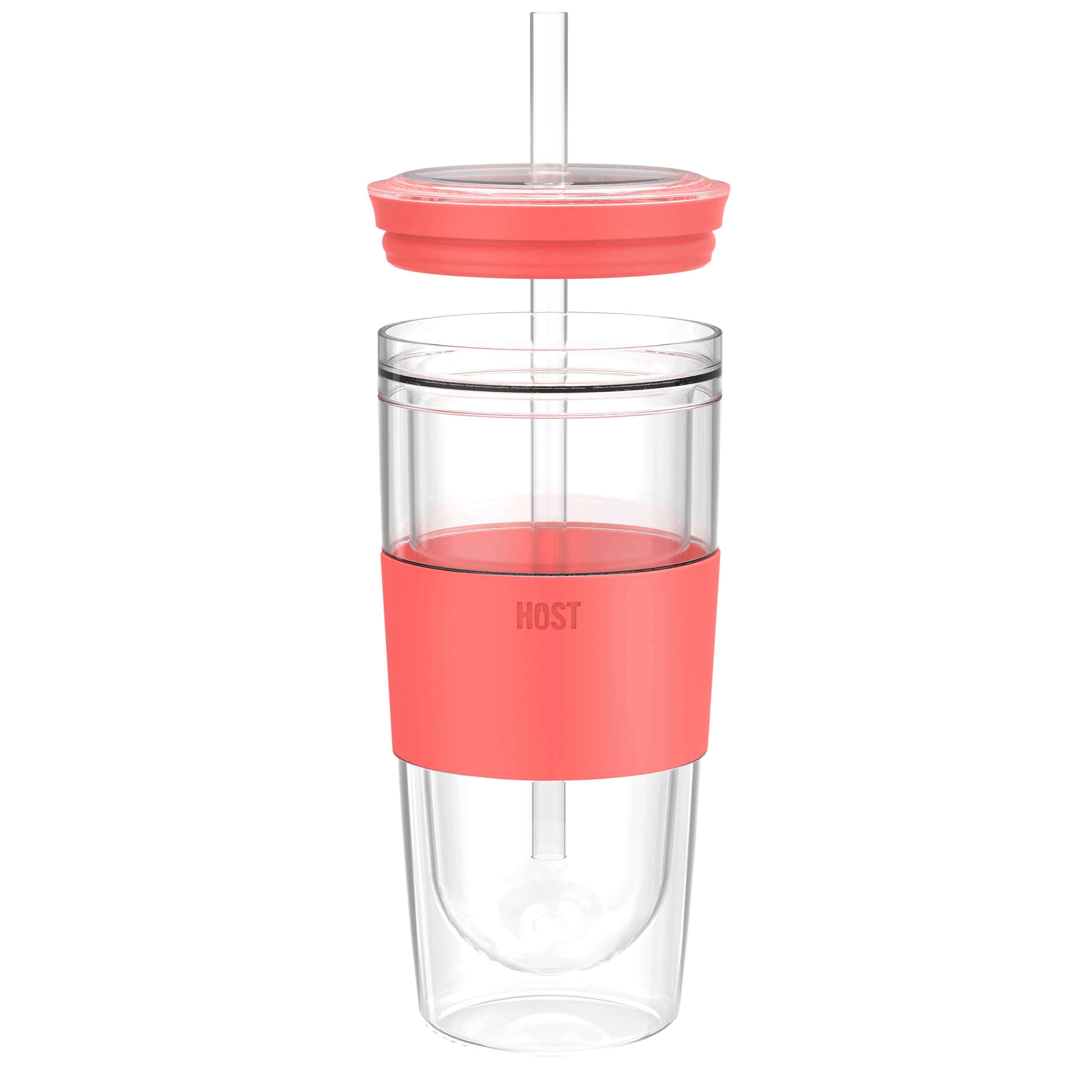Tumbler FREEZE Cooling Cup in Coral by HOST