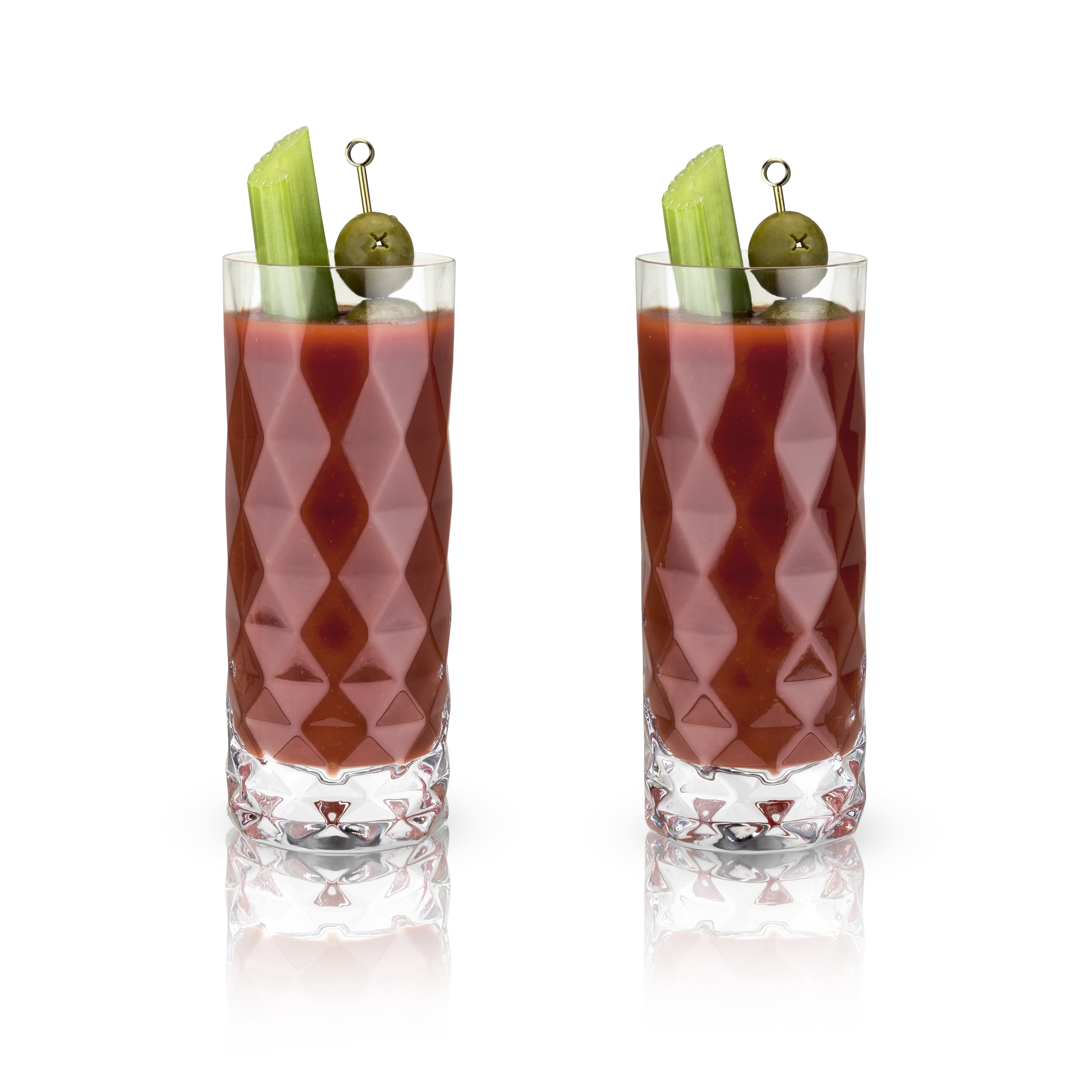 Raye: Gem Crystal Highball Glasses