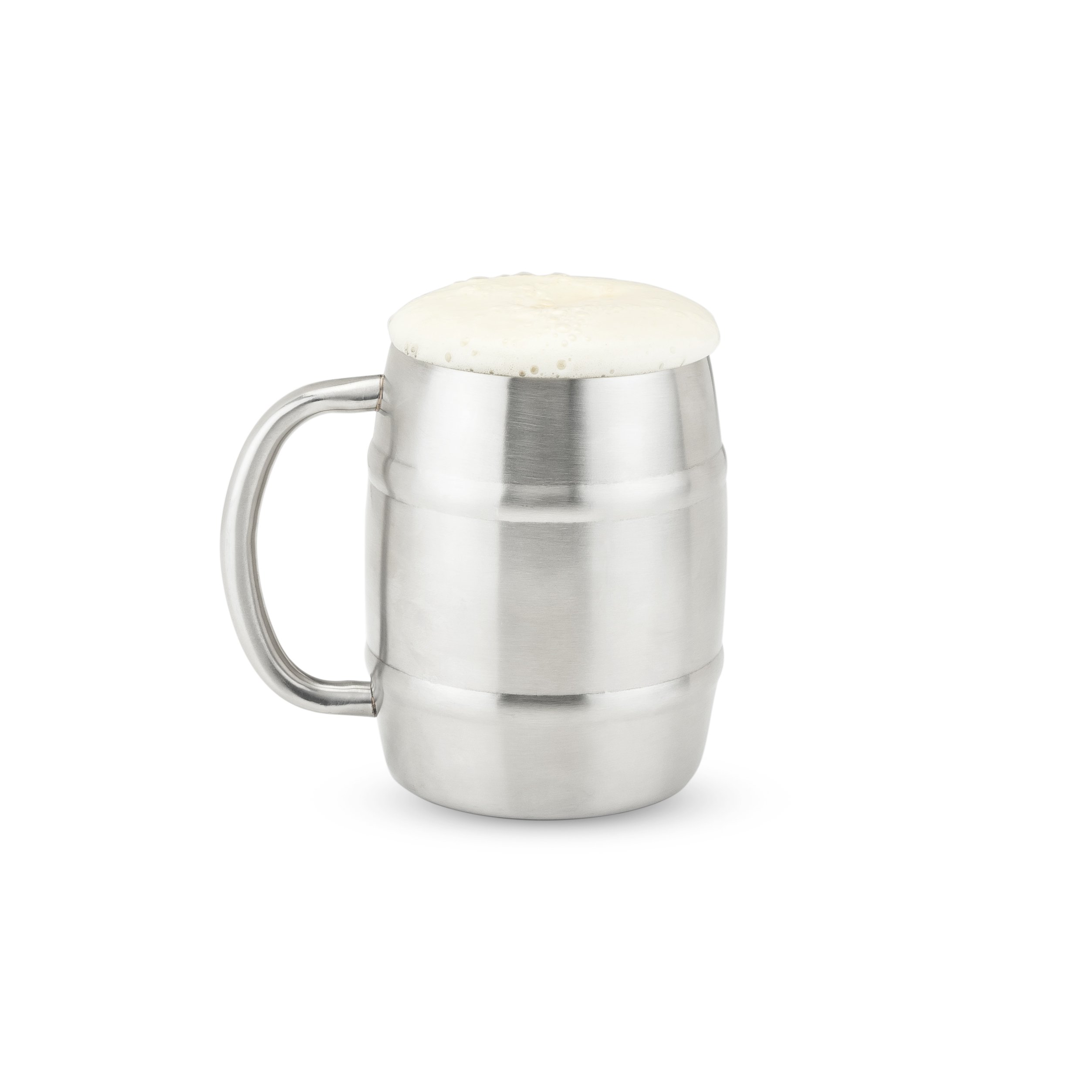 Tankard Stainless Steel Beer Mug by True