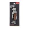 Wood & Stainless Steel Fish Corkscrew