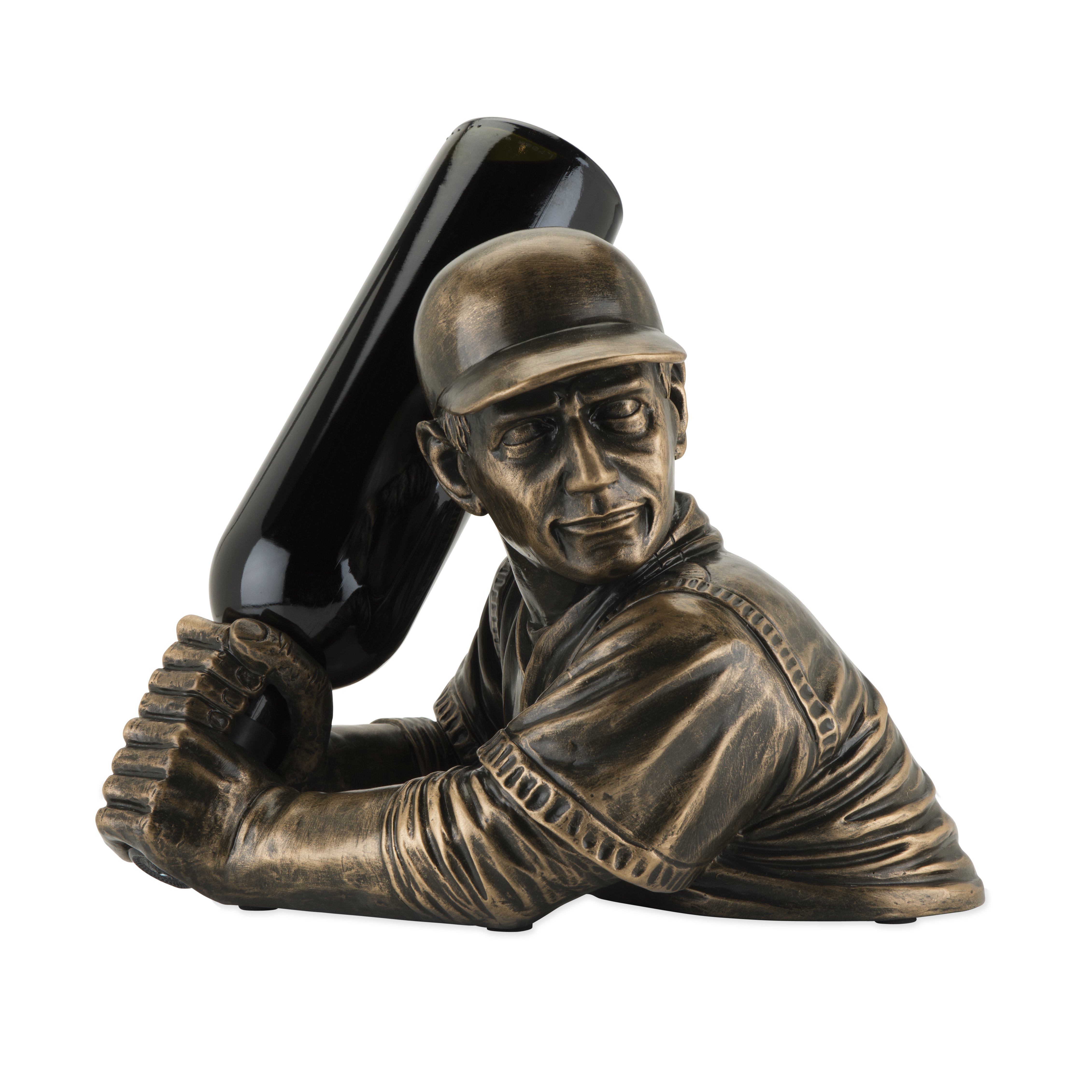Polyresin Baseball Bottle Holder