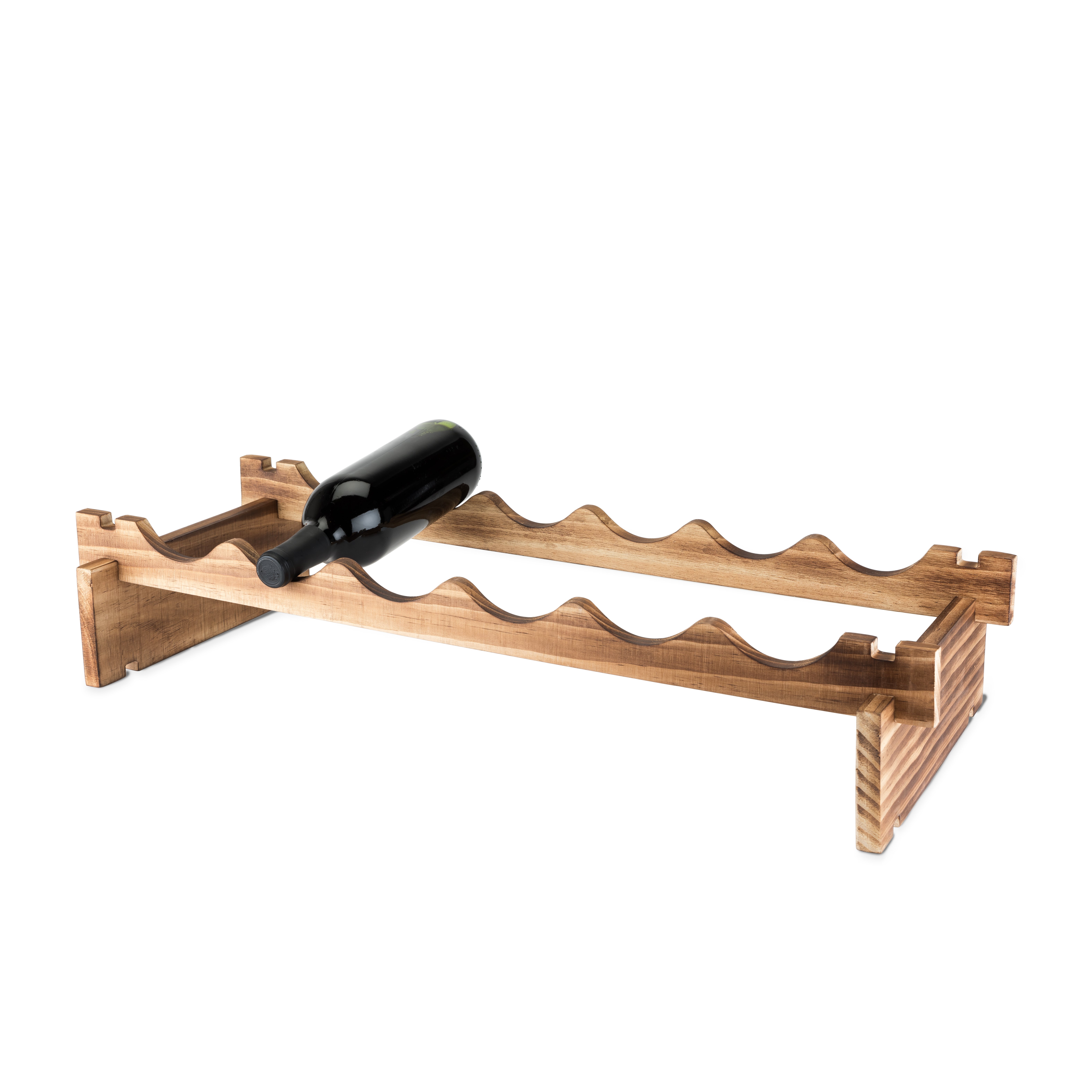 Wooden Stackable Wine Rack